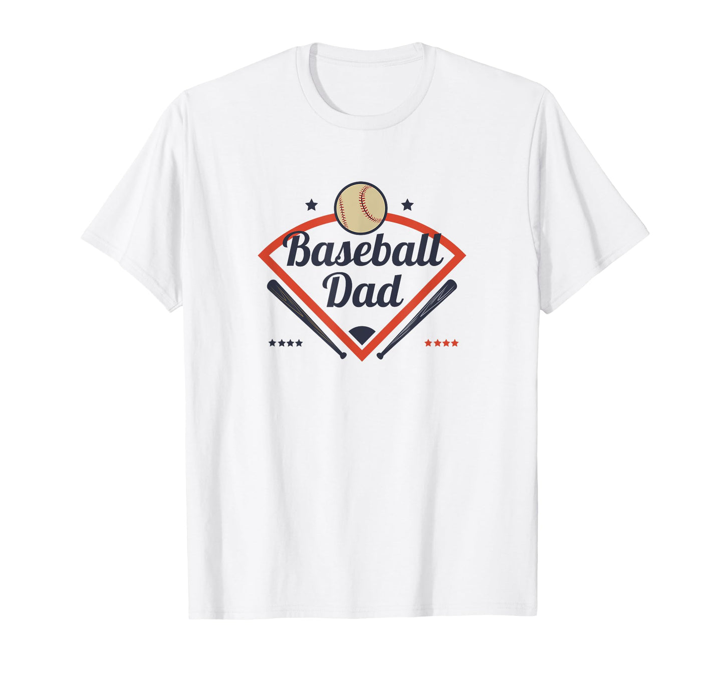 Baseball Dad Diamond Game Day T-Shirt - Streetwear Style Men Women - T-Shirt, Sweatshirt, Hoodie