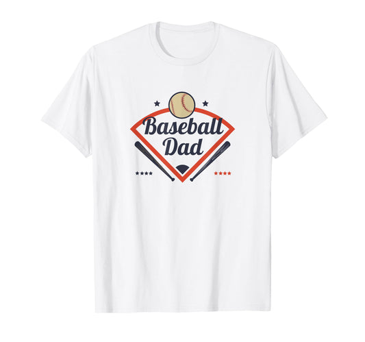 Baseball Dad Diamond Game Day T-Shirt - Streetwear Style Men Women - T-Shirt, Sweatshirt, Hoodie