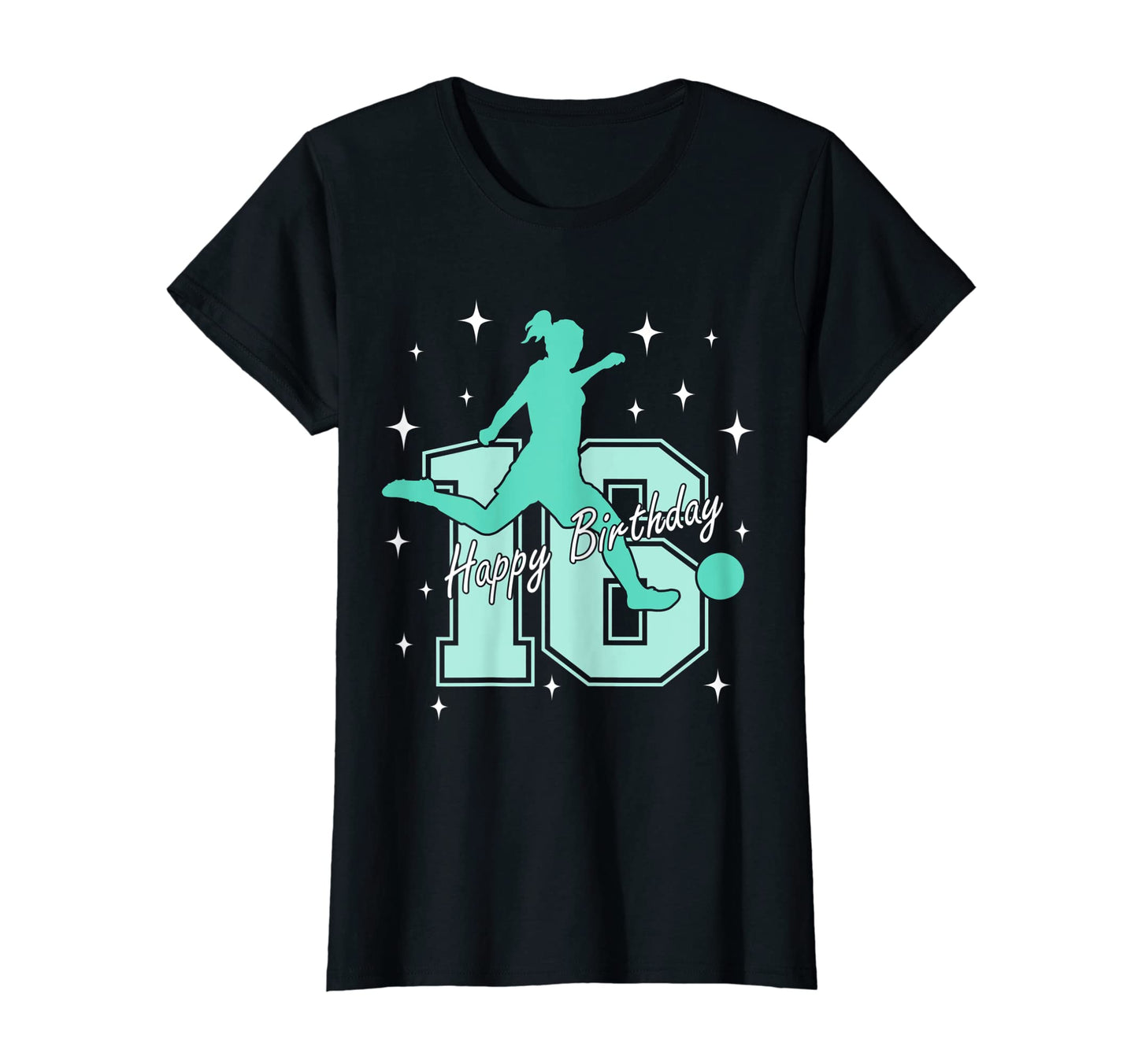 16Th Birthday Soccer Playing T-Shirt - Custom Art Print Unisex - T-Shirt, Sweatshirt, Hoodie