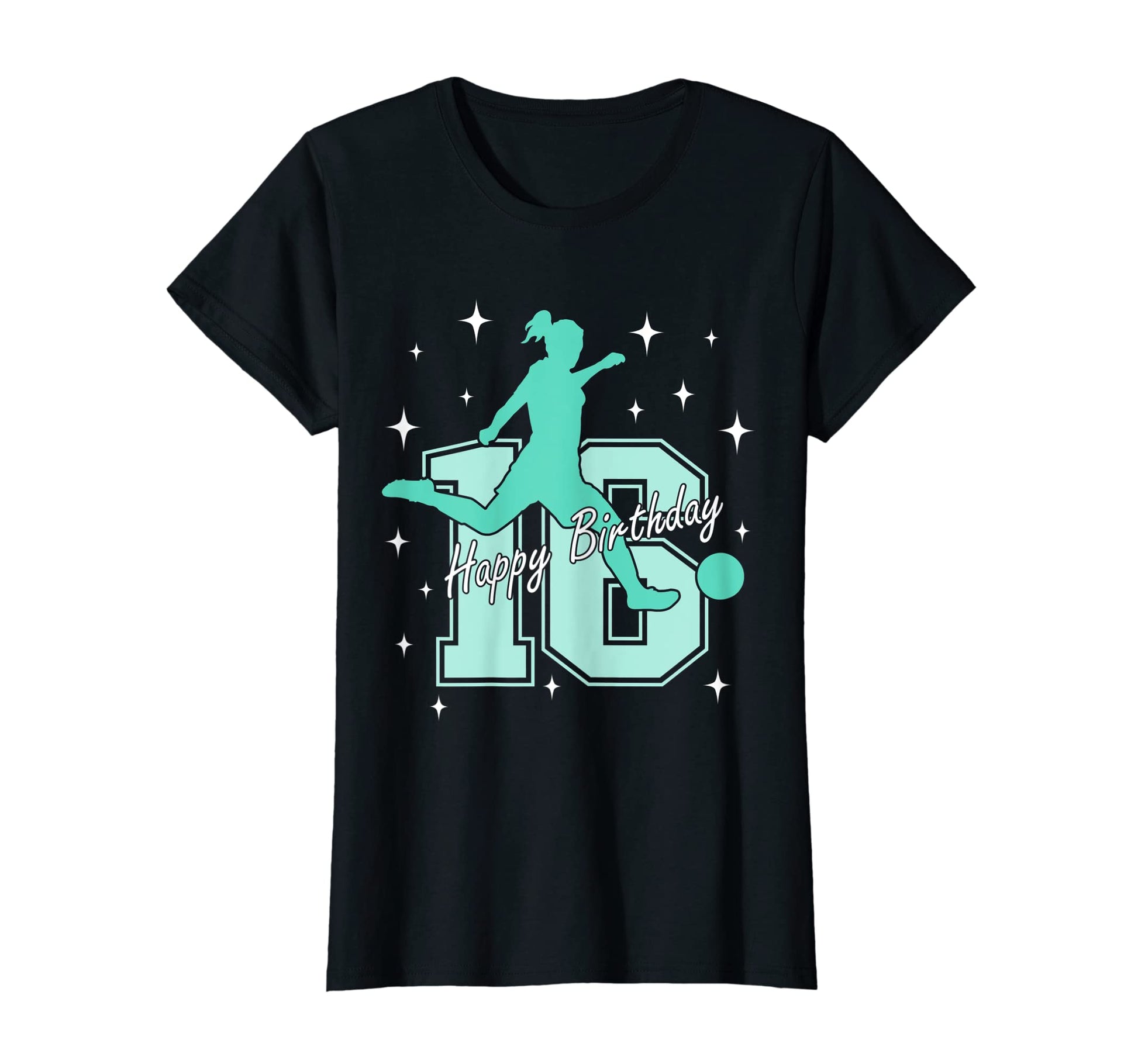 16Th Birthday Soccer Playing T-Shirt - Custom Art Print Unisex - T-Shirt, Sweatshirt, Hoodie