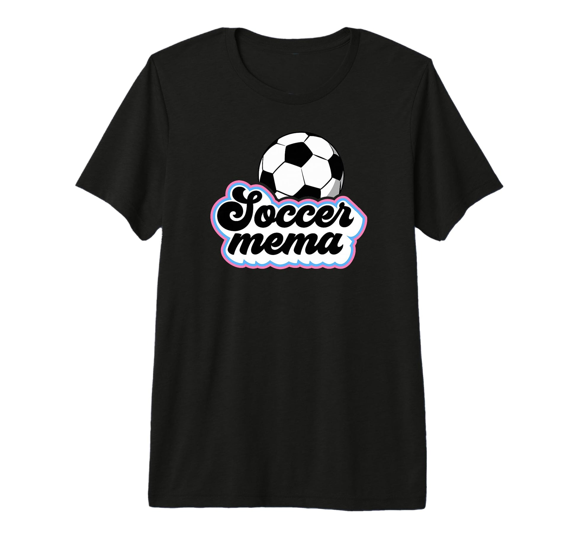 Soccer Mema Grandma Mema Soccer Player T-Shirt - Graphic Print Men Women - T-Shirt, Sweatshirt, Hoodie