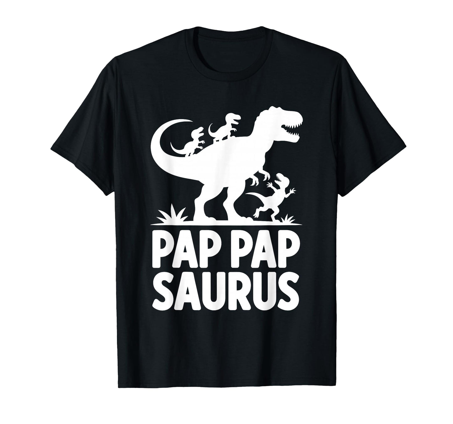 Pap Pap Saurus Dinosaur Grandpa 3 T-Shirt - Aesthetic Graphic Unisex - T-Shirt, Sweatshirt, Hoodie