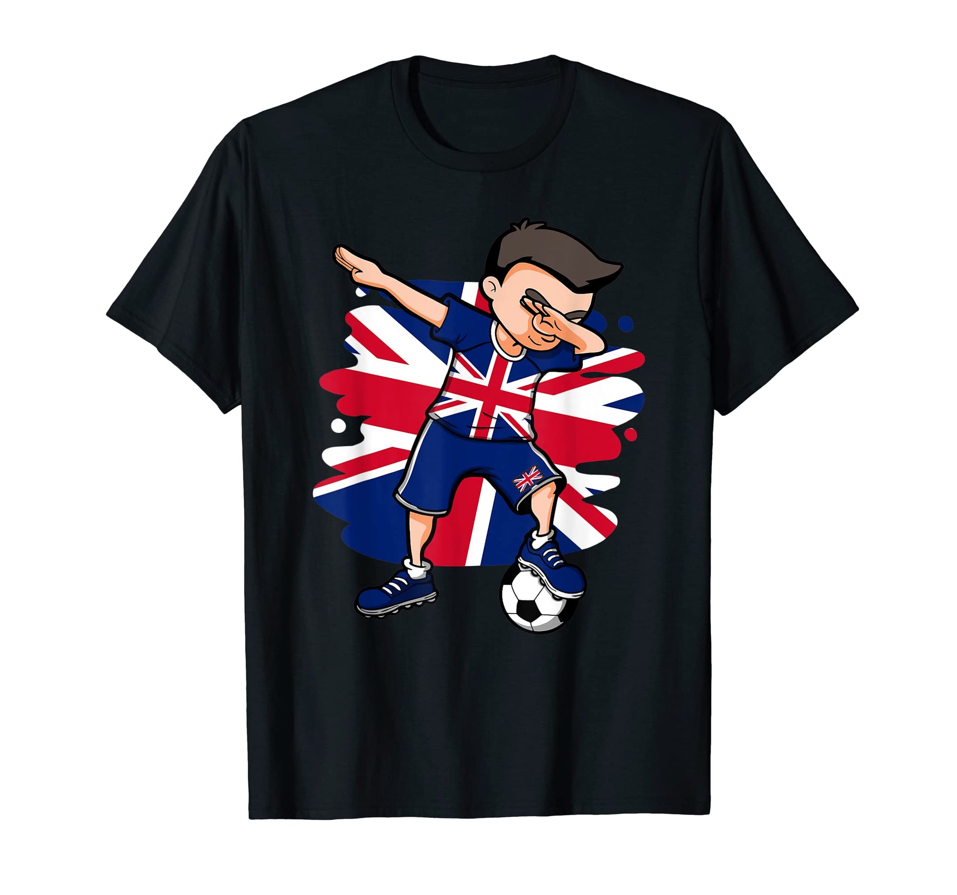 Dabbing Soccer United Kingdom Jersey Uk T-Shirt - Streetwear Style Unisex - T-Shirt, Sweatshirt, Hoodie