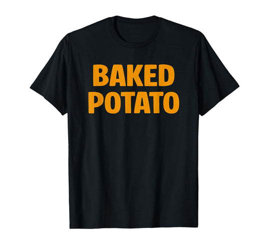 Baked Potato Couch Potato Couple T-Shirt - Minimalist Print Men Women - T-Shirt, Sweatshirt, Hoodie