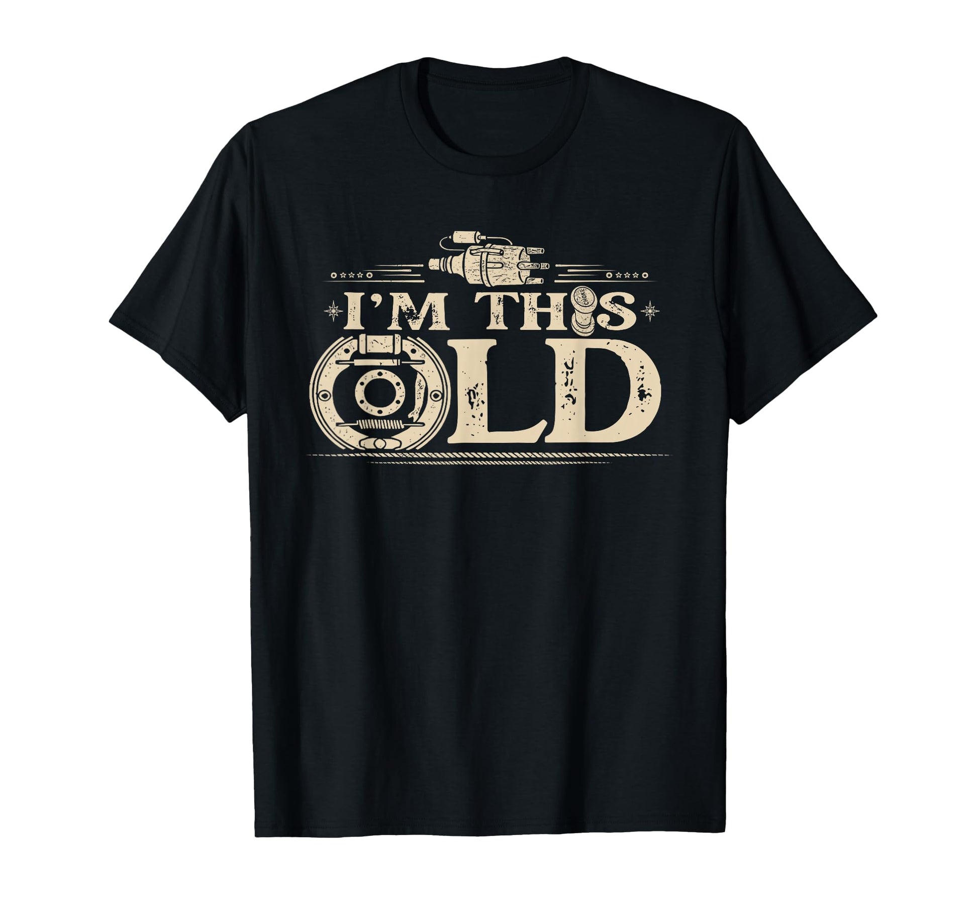 Im This Old Funny Car Parts T-Shirt - Aesthetic Graphic for Adults - T-Shirt, Sweatshirt, Hoodie