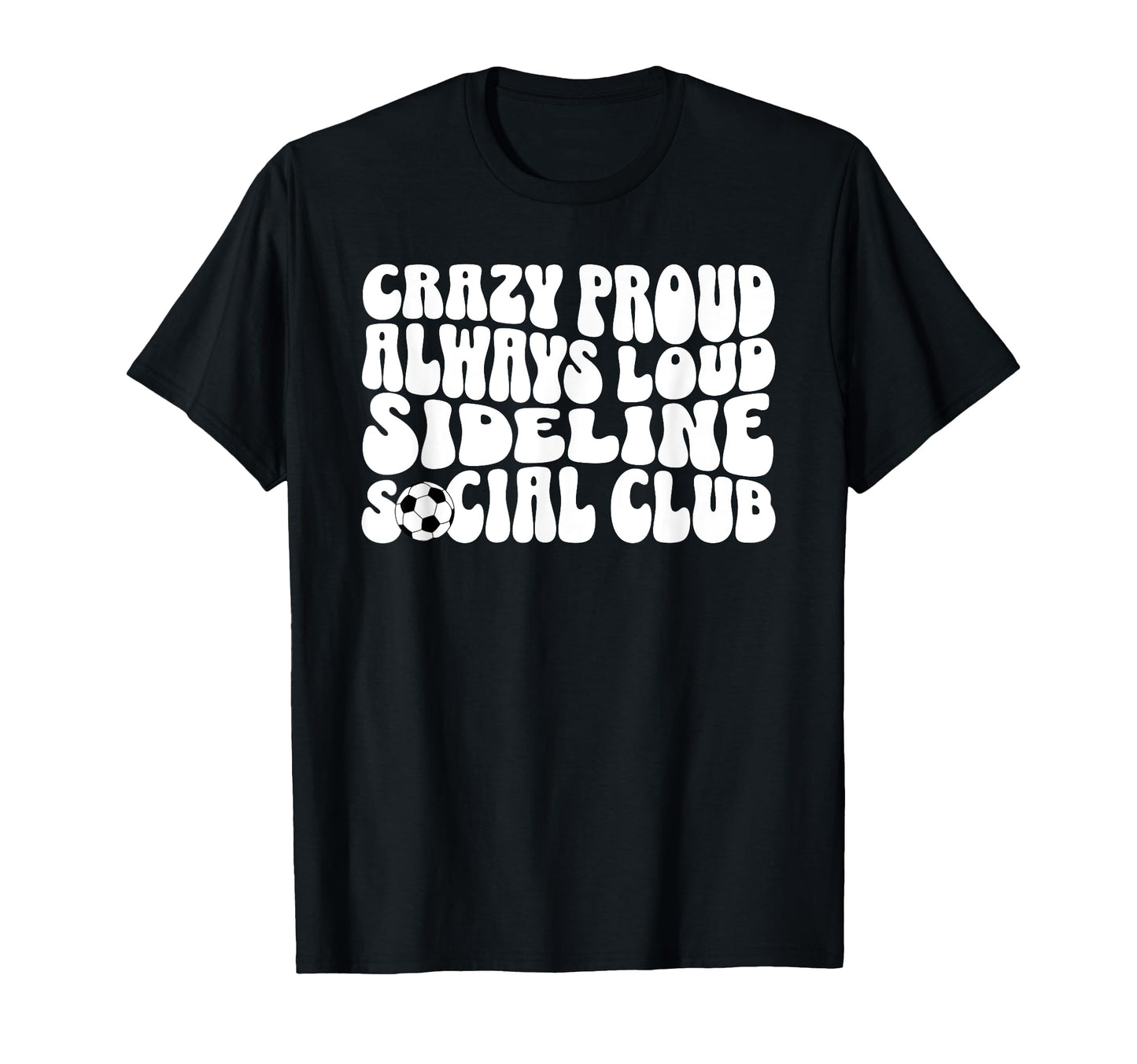 Soccer Mom Sideline Social Club T-Shirt - Aesthetic Graphic Unisex - T-Shirt, Sweatshirt, Hoodie