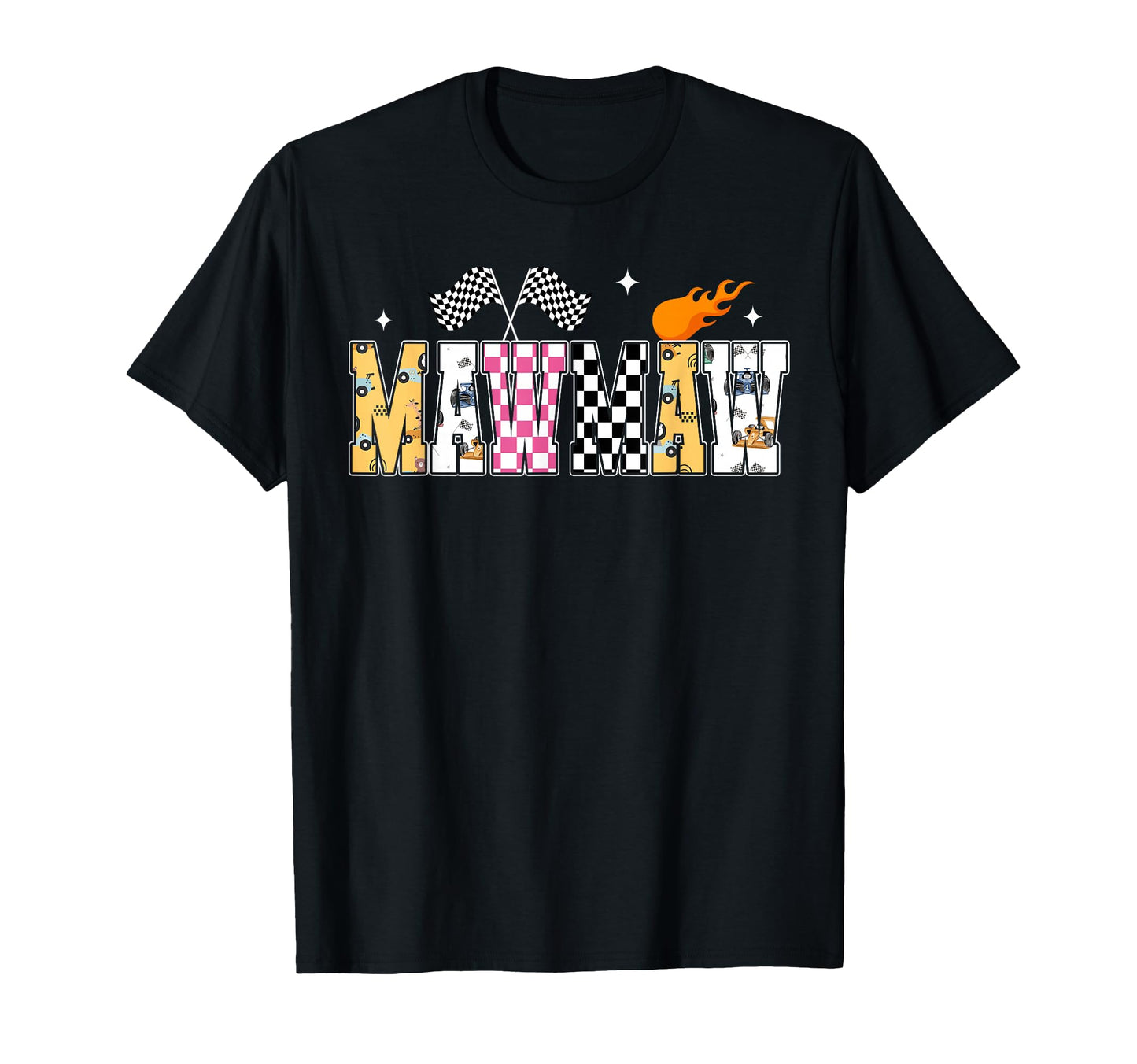 Mawmaw Pit Crew Racing Car Birthday T-Shirt - Streetwear Style for Adults - T-Shirt, Sweatshirt, Hoodie