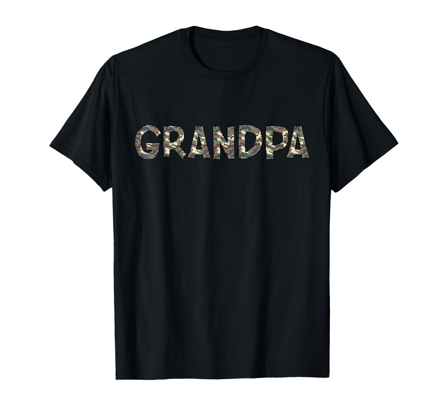 Grandpa Camo Hunting Camouflage T-Shirt - Casual Everyday Wear for Adults - T-Shirt, Sweatshirt, Hoodie