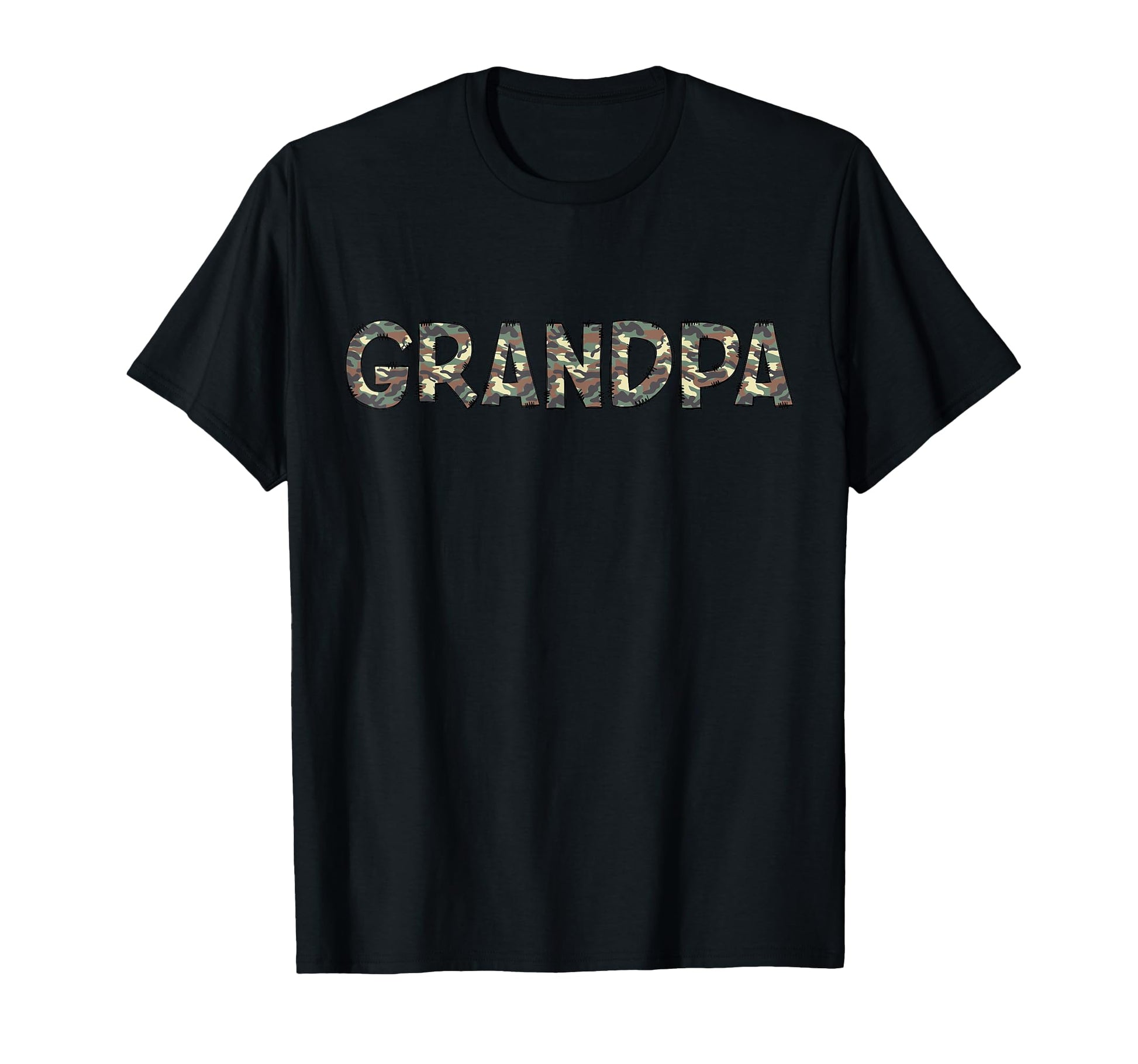 Grandpa Camo Hunting Camouflage T-Shirt - Casual Everyday Wear for Adults - T-Shirt, Sweatshirt, Hoodie
