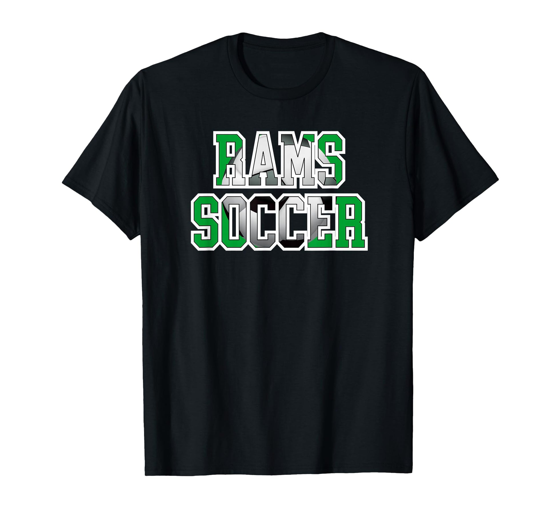 Rams Soccer Mom Game Day Mascot Green T-Shirt - Streetwear Style Men Women - T-Shirt, Sweatshirt, Hoodie