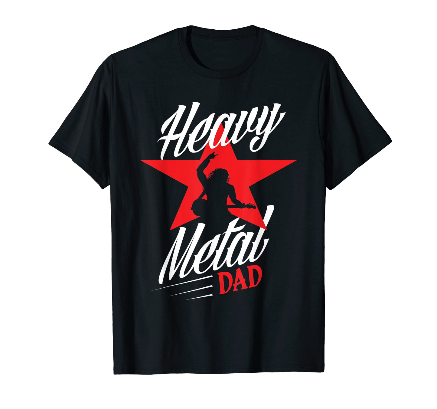 Heavy Metal Dad Rock Music Musician T-Shirt - Minimalist Print for Adults - T-Shirt, Sweatshirt, Hoodie