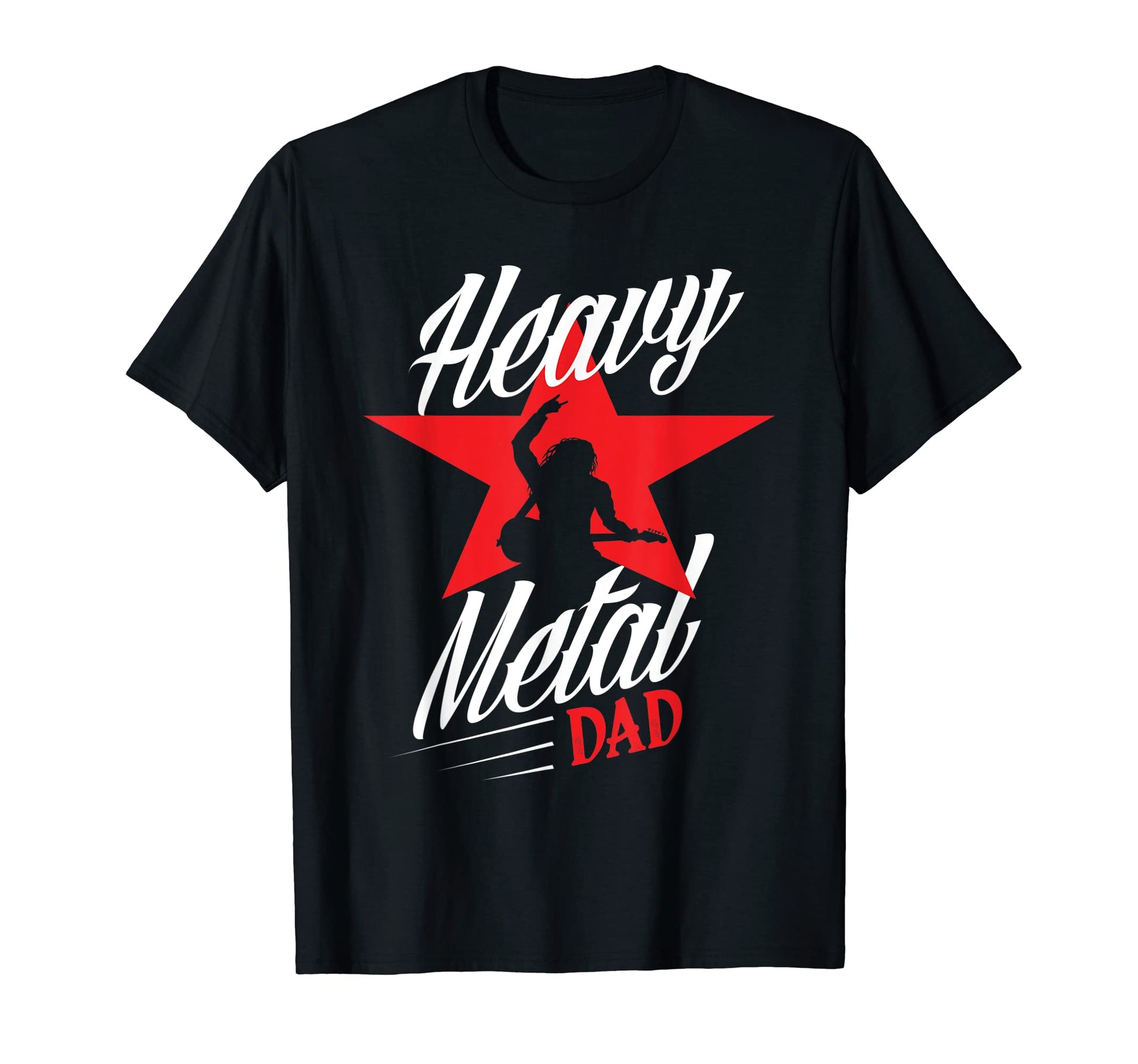 Heavy Metal Dad Rock Music Musician T-Shirt - Minimalist Print for Adults - T-Shirt, Sweatshirt, Hoodie