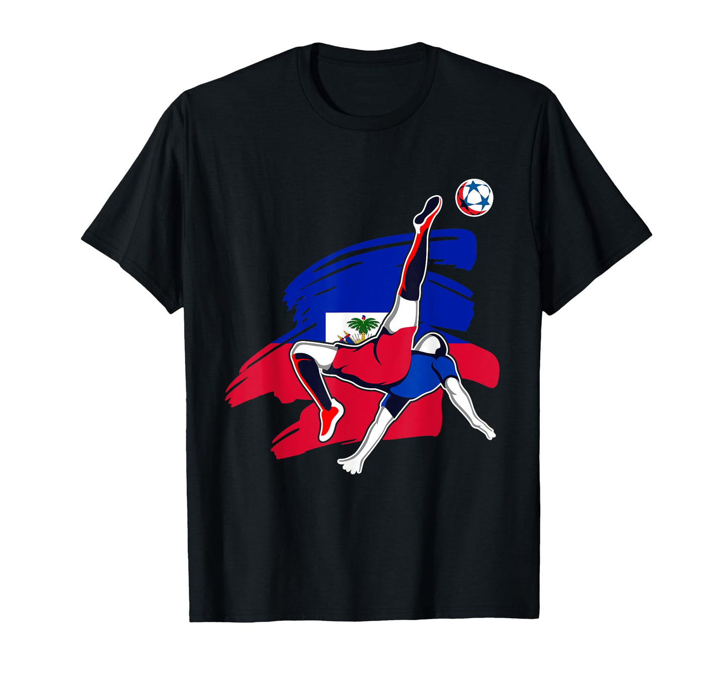 Haiti Soccer Fans Jersey Pride Proud T-Shirt - Minimalist Print Unisex - T-Shirt, Sweatshirt, Hoodie