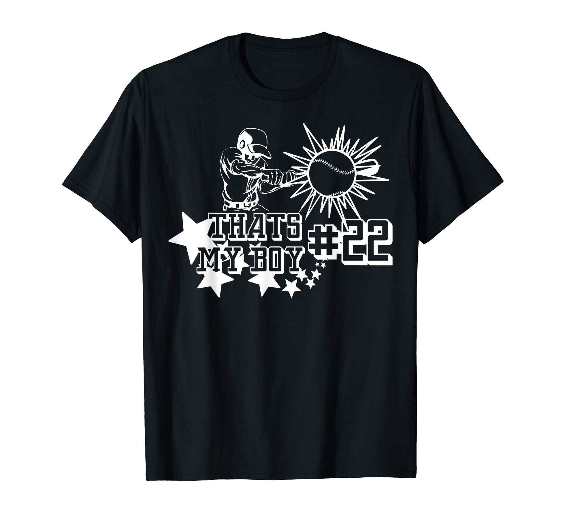 22 Thats My Baseball Number Baseball T-Shirt - Trendy Graphic Men Women - T-Shirt, Sweatshirt, Hoodie