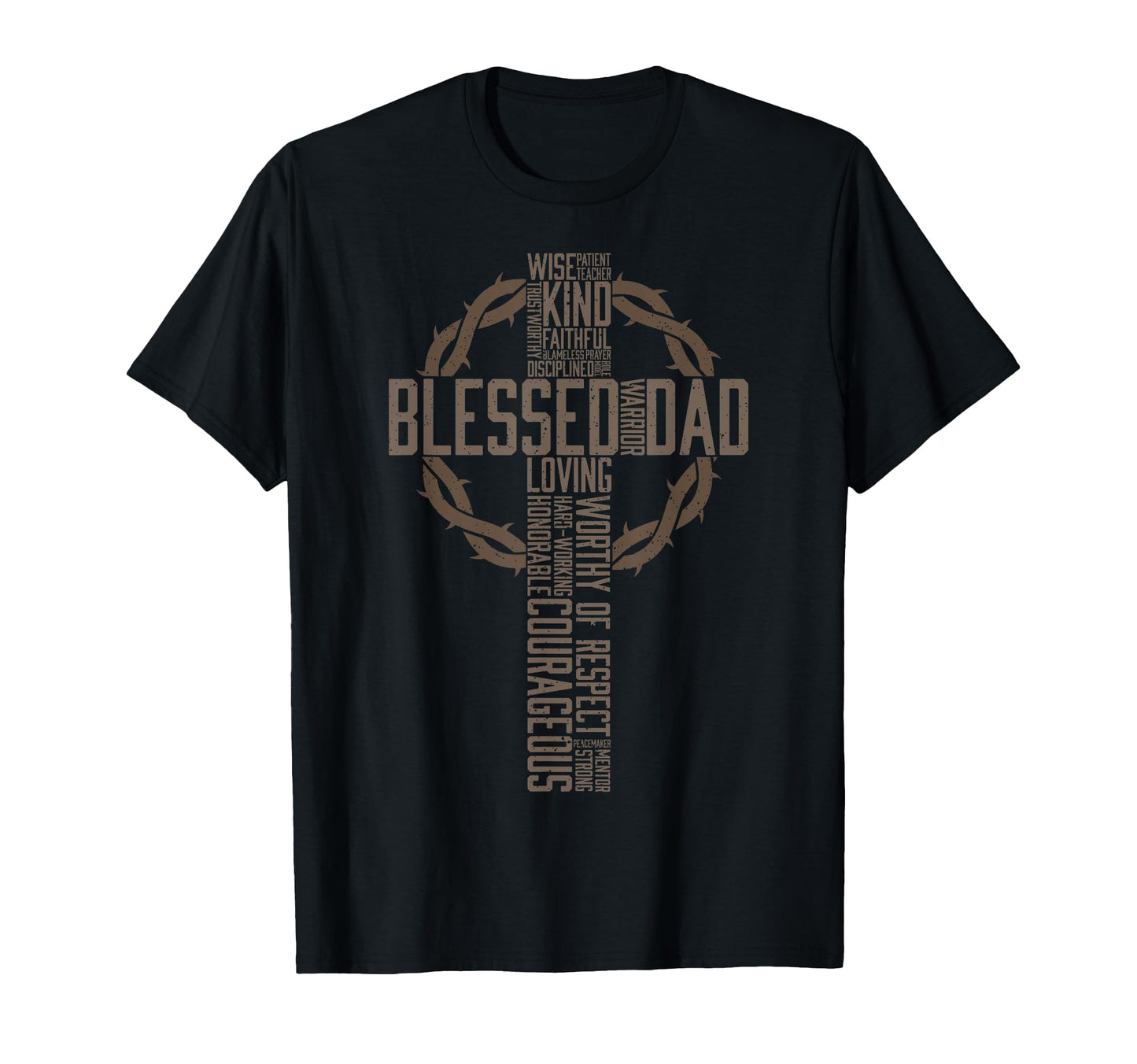 Dad Husband Blessed Dad Christian T-Shirt - Novelty Apparel Men Women - T-Shirt, Sweatshirt, Hoodie