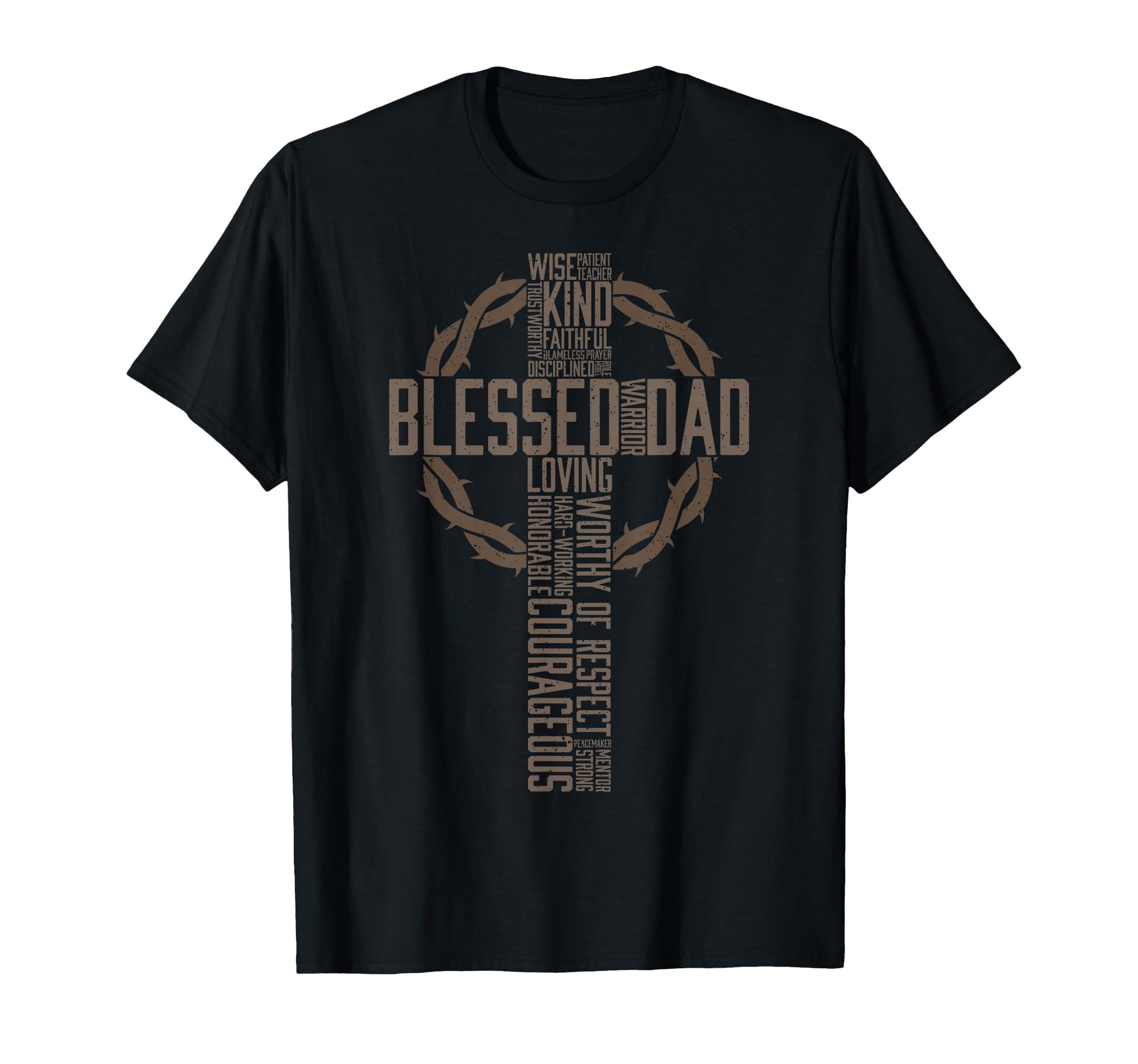 Dad Husband Blessed Dad Christian T-Shirt - Novelty Apparel Men Women - T-Shirt, Sweatshirt, Hoodie