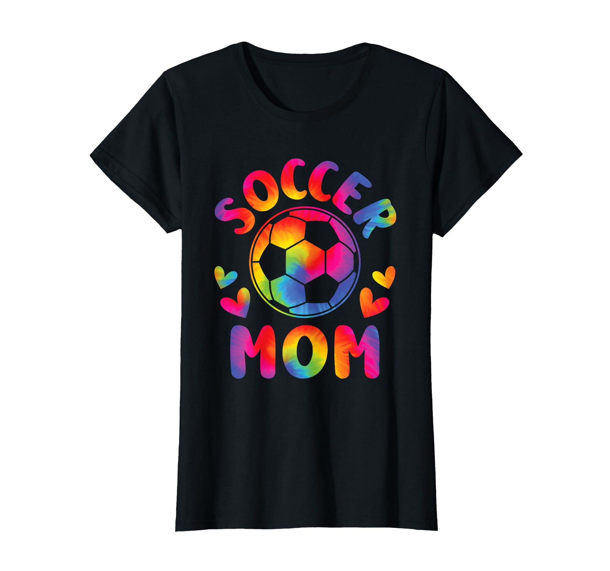 Soccer Mom Colorful Soccer Lover T-Shirt - Graphic Print Unisex - T-Shirt, Sweatshirt, Hoodie