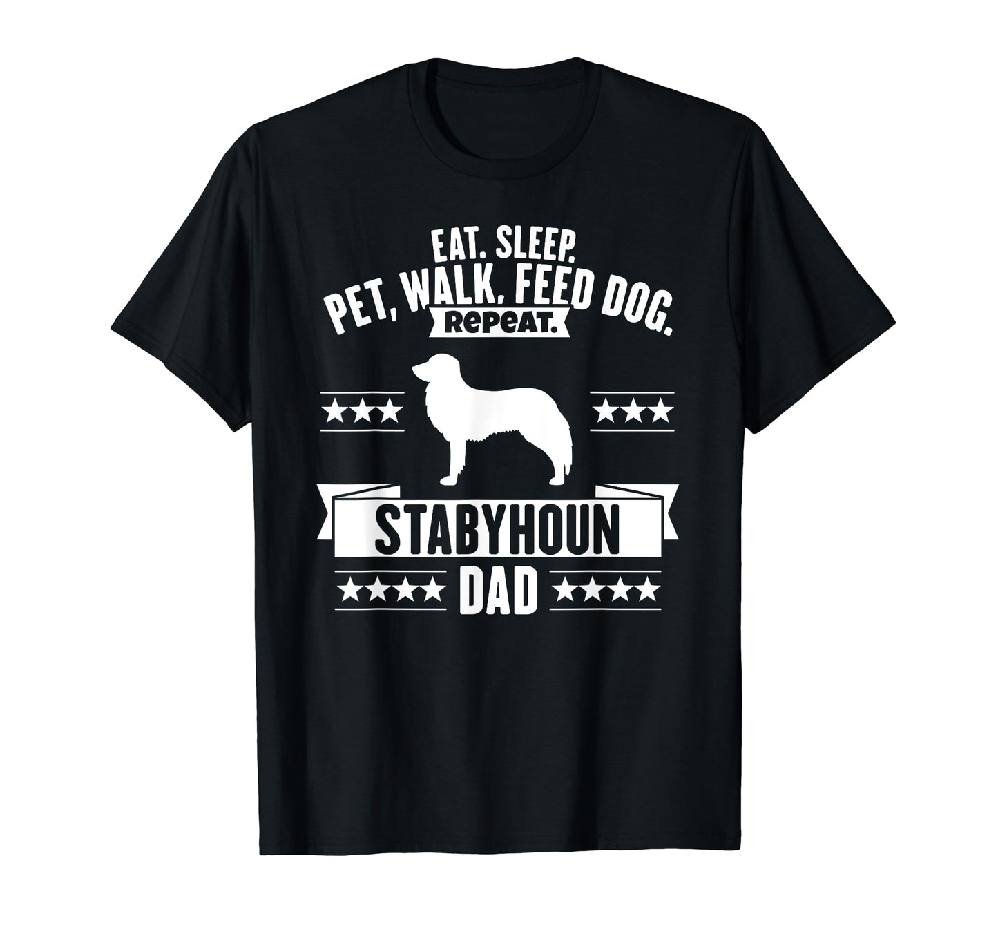 Mens Stabyhoun Dad Gift Dog Joke Gag T-Shirt - Unique Graphic Unisex - T-Shirt, Sweatshirt, Hoodie