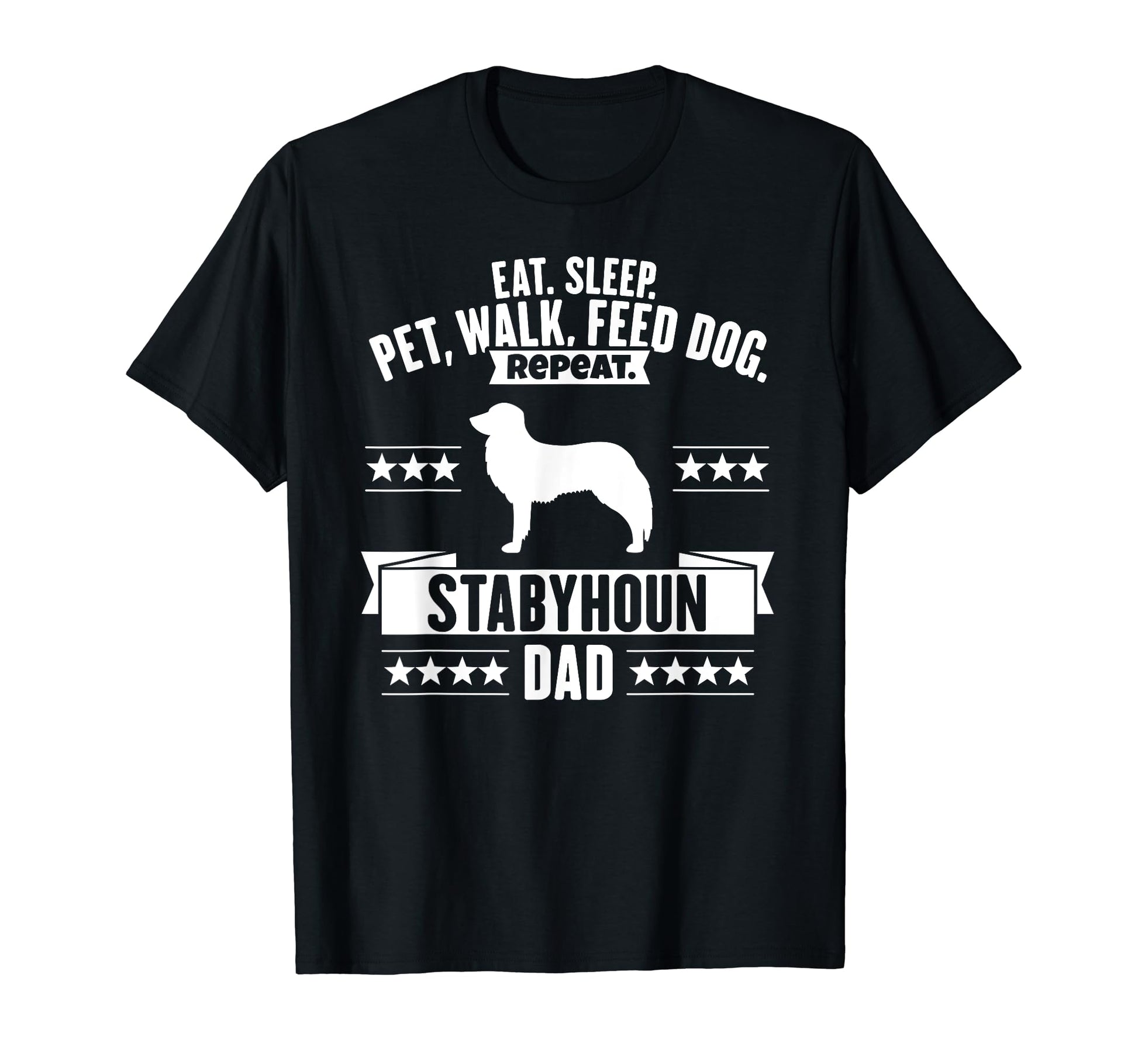 Mens Stabyhoun Dad Gift Dog Joke Gag T-Shirt - Unique Graphic Unisex - T-Shirt, Sweatshirt, Hoodie