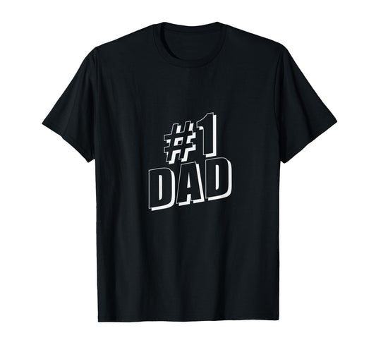 1 Dad Number One Fathers Day T-Shirt - Streetwear Style for Adults - T-Shirt, Sweatshirt, Hoodie