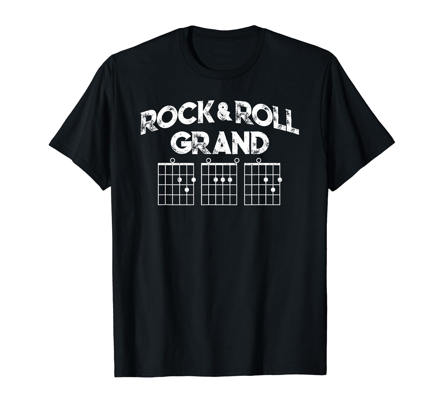 Rock Roll Grand Dad Guitar Chords T-Shirt - Trendy Graphic Unisex - T-Shirt, Sweatshirt, Hoodie