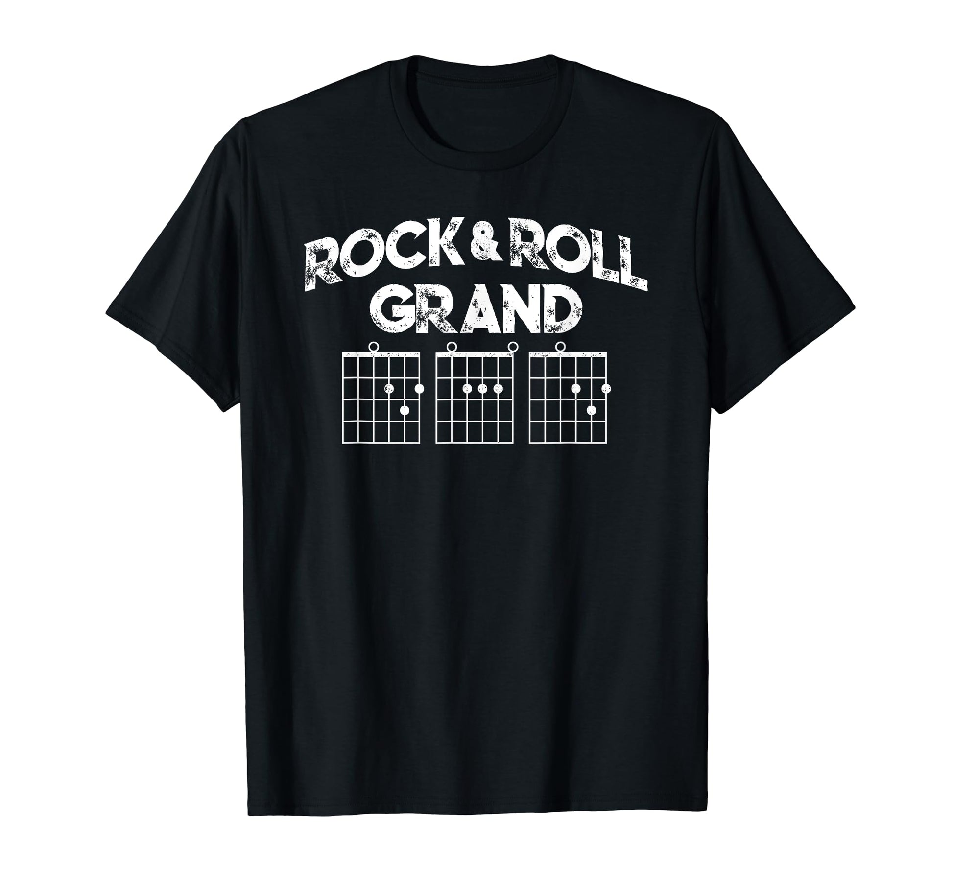 Rock Roll Grand Dad Guitar Chords T-Shirt - Trendy Graphic Unisex - T-Shirt, Sweatshirt, Hoodie