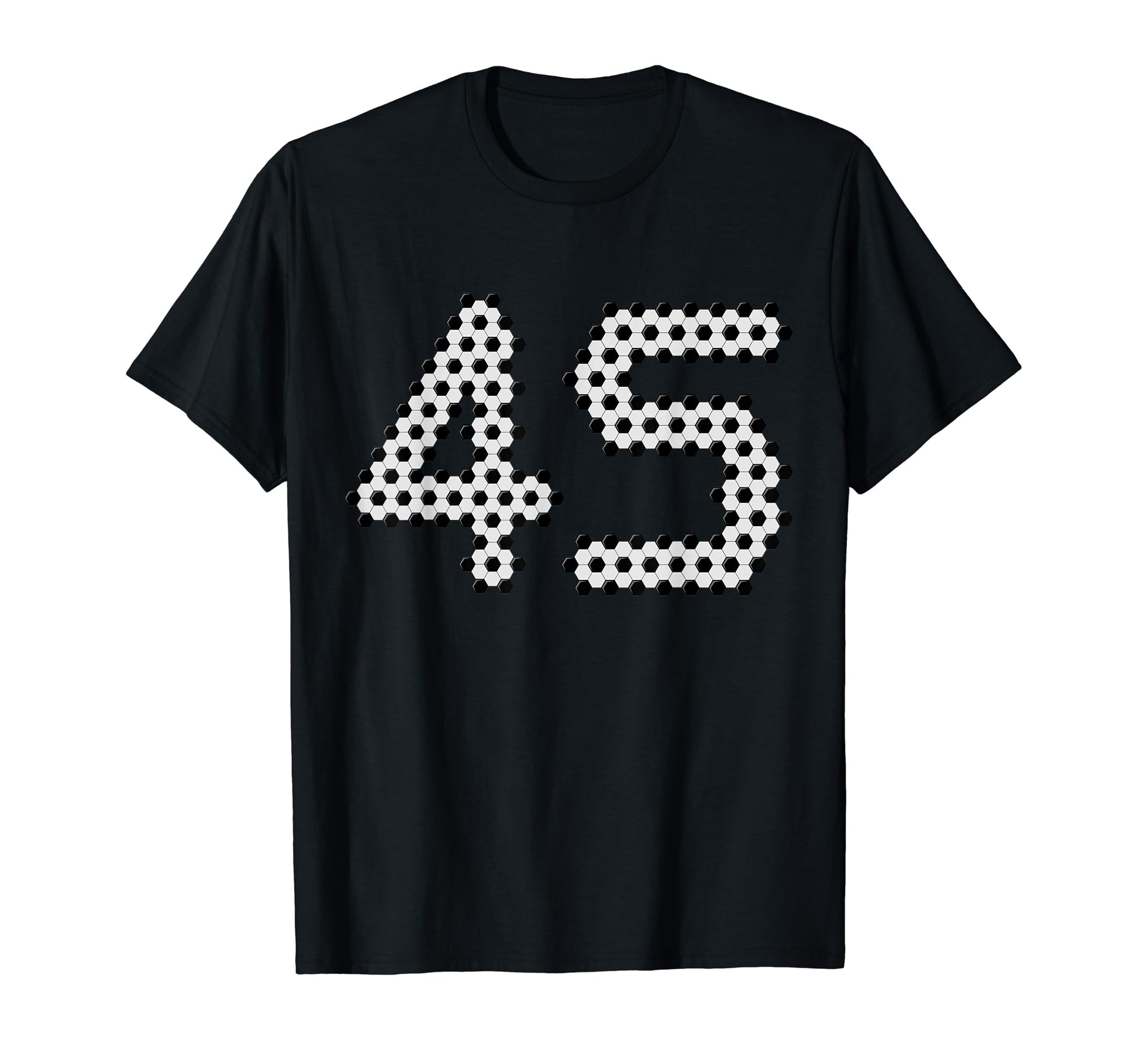 Fun 45Th Birthday Soccer Themed 45 Year T-Shirt - Streetwear Style Unisex - T-Shirt, Sweatshirt, Hoodie
