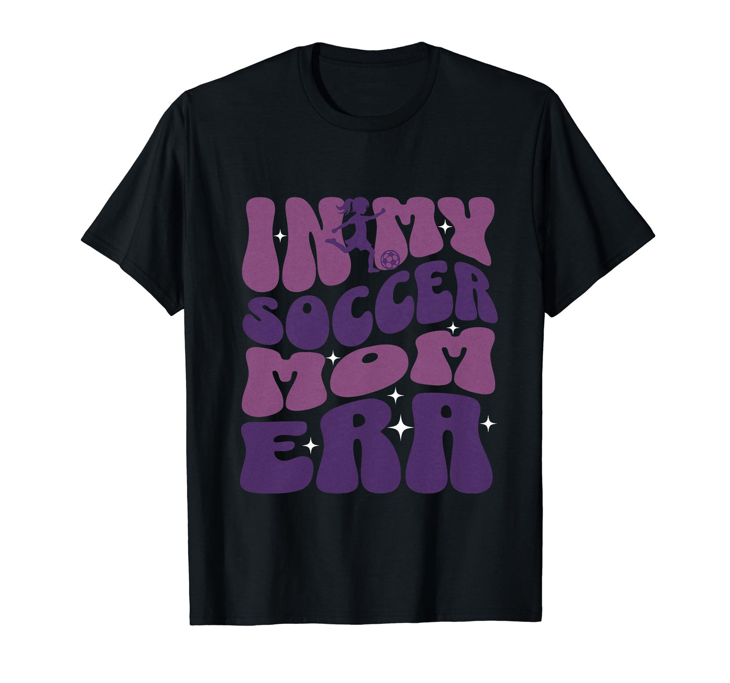 Groovy My Soccer Mom Era Football T-Shirt - Minimalist Print Men Women - T-Shirt, Sweatshirt, Hoodie