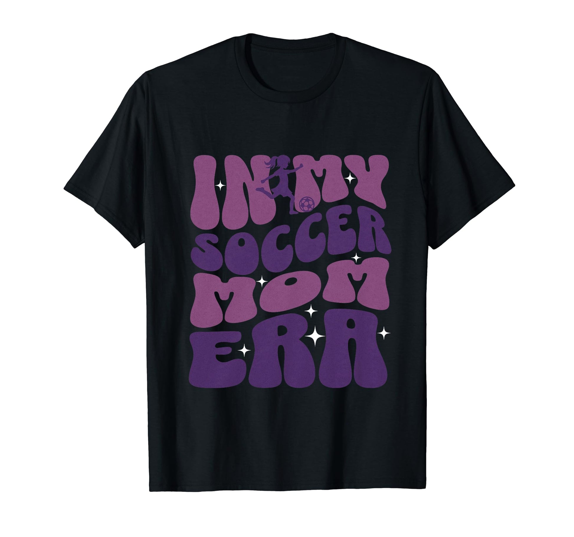 Groovy My Soccer Mom Era Football T-Shirt - Minimalist Print Men Women - T-Shirt, Sweatshirt, Hoodie