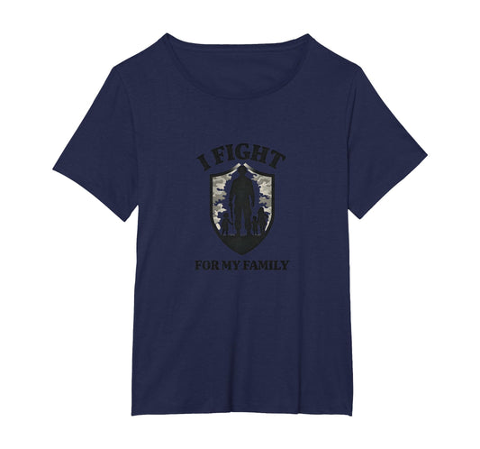 Army Dads I Fight My Family Military T-Shirt - Fun Novelty Design Unisex - T-Shirt, Sweatshirt, Hoodie