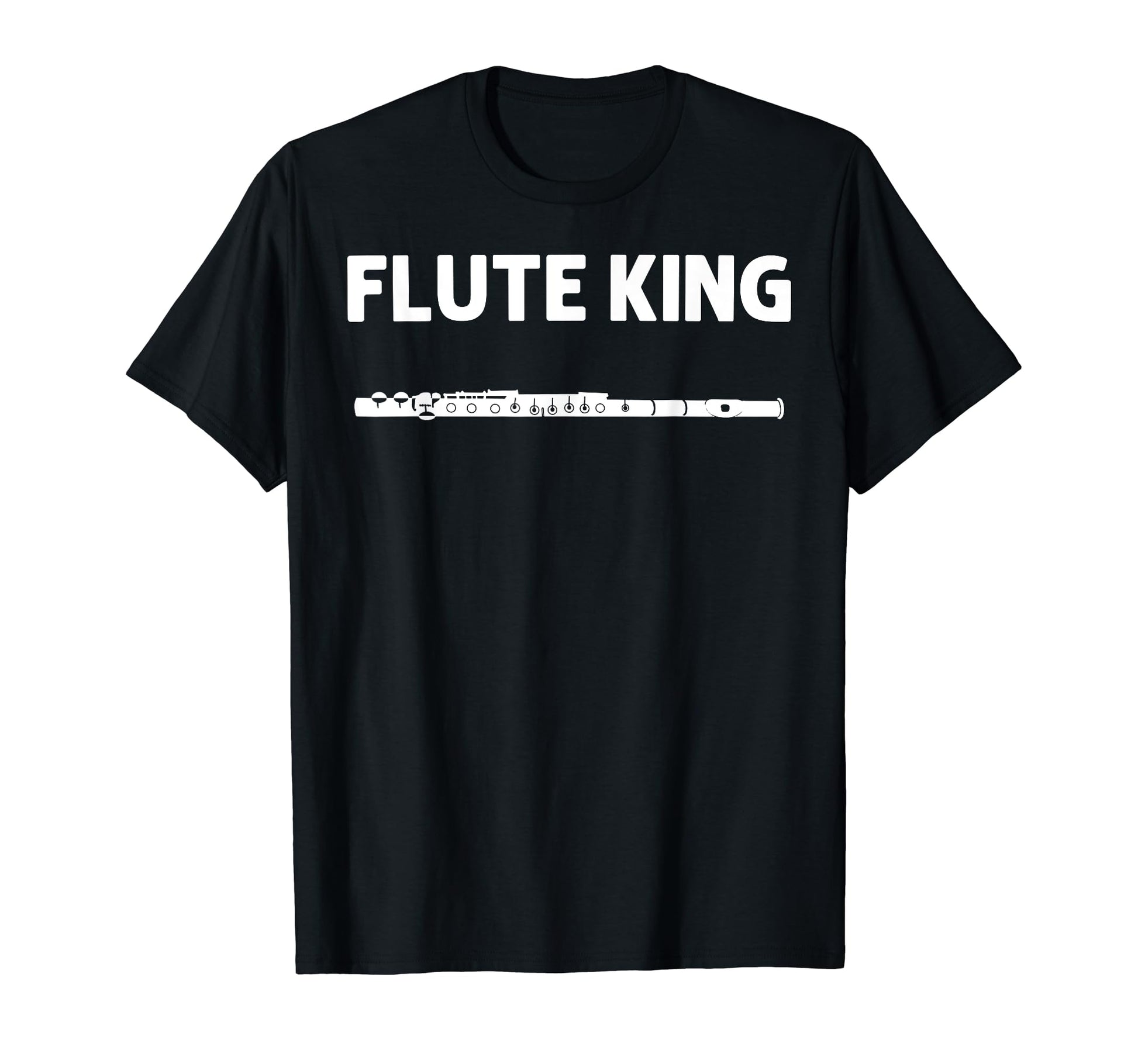 Flute Player Dad Music Marching Band T-Shirt - Graphic Print Men Women - T-Shirt, Sweatshirt, Hoodie
