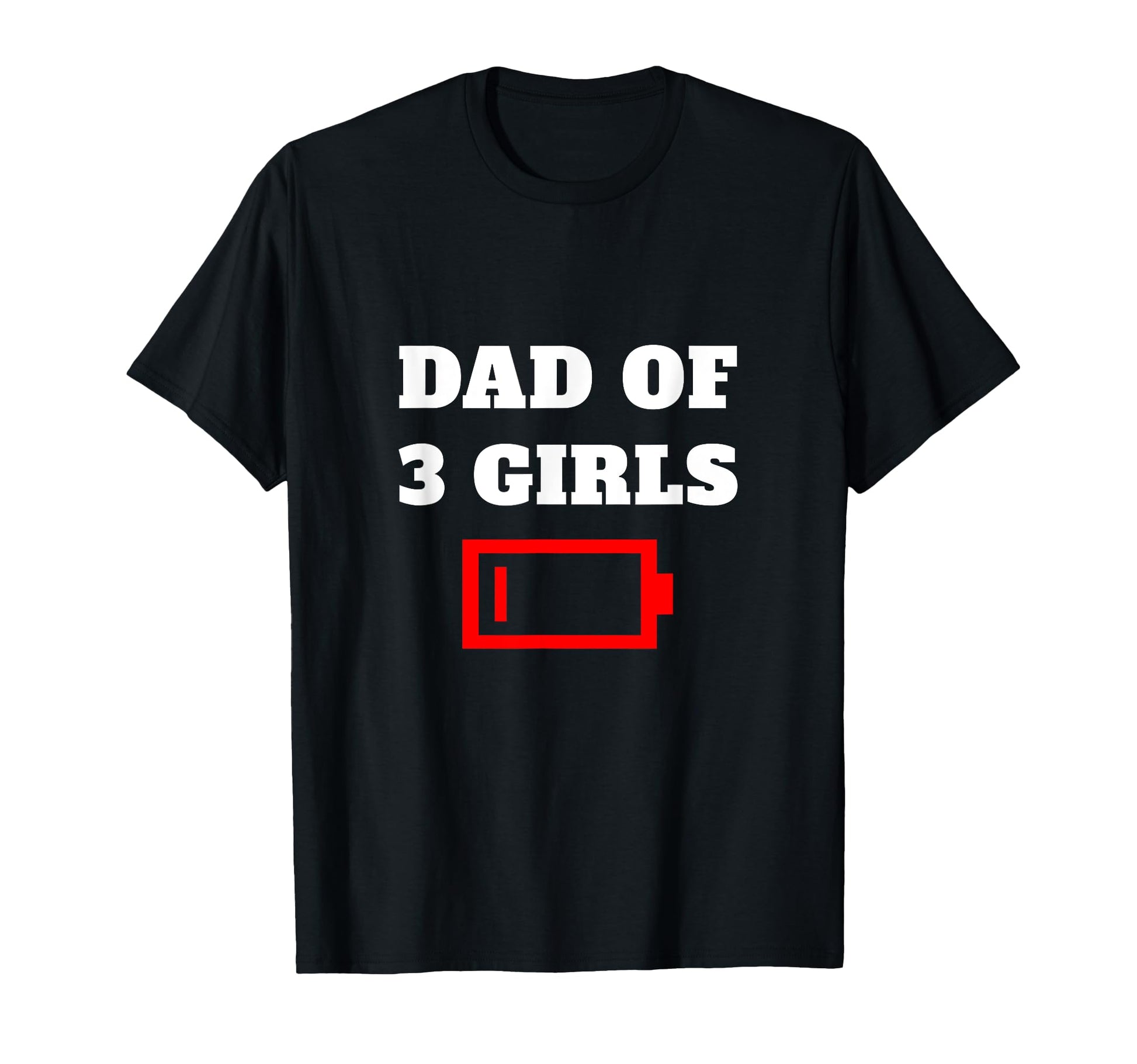 Tired Dad 3 Father Three Daughters Low T-Shirt - Streetwear Style Unisex - T-Shirt, Sweatshirt, Hoodie
