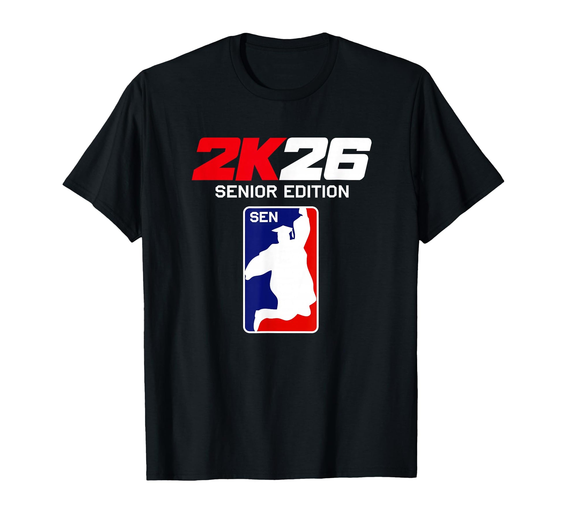 Class 2026 Senior Year Gamer T-Shirt - Fun Novelty Design Men Women - T-Shirt, Sweatshirt, Hoodie