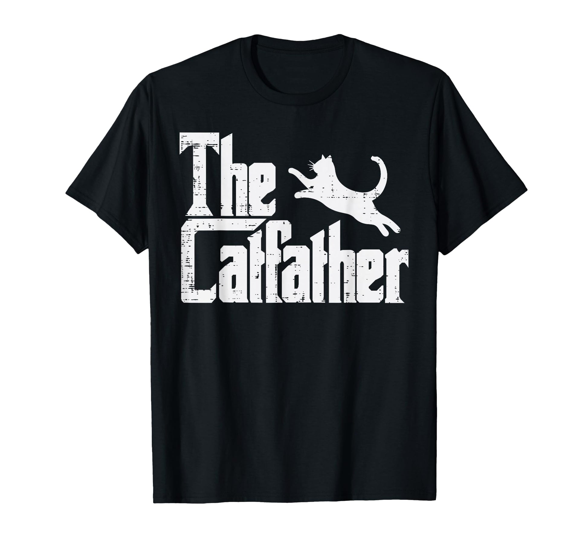 Fathers Day Catfather Fun Cat Dad T-Shirt - Aesthetic Graphic for Adults - T-Shirt, Sweatshirt, Hoodie