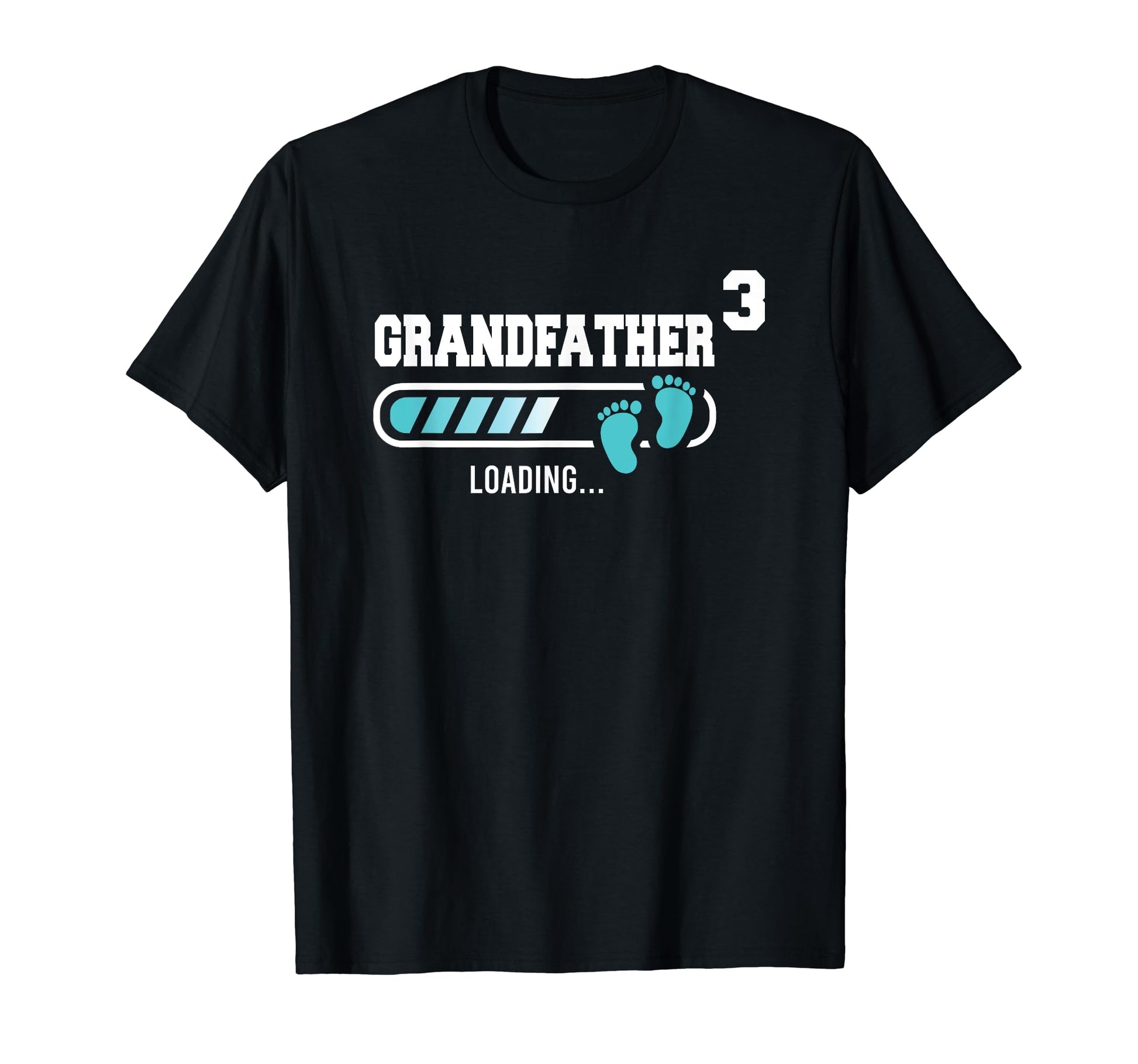 Mens Grandfather 3 Third Time Grandpa T-Shirt - Graphic Print Men Women - T-Shirt, Sweatshirt, Hoodie