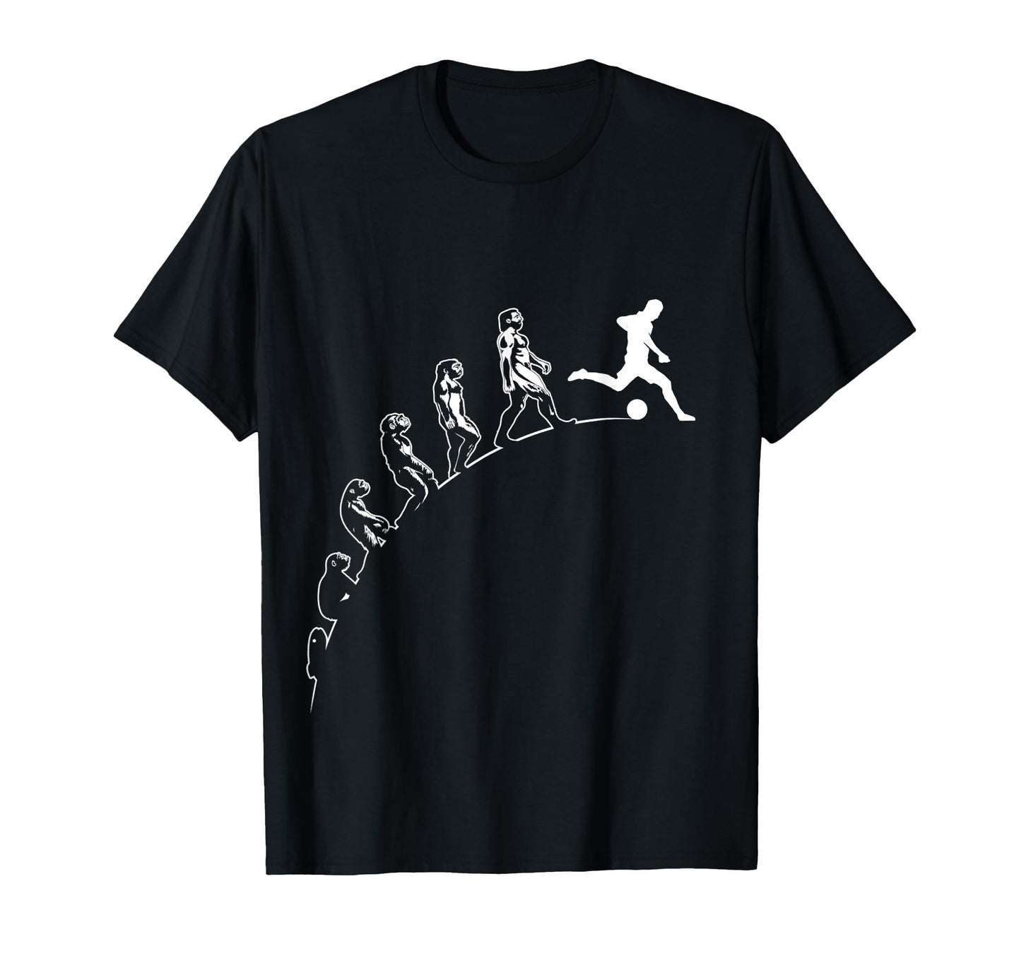 Soccer Funny Evolution Soccer T-Shirt - Novelty Apparel for Adults - T-Shirt, Sweatshirt, Hoodie