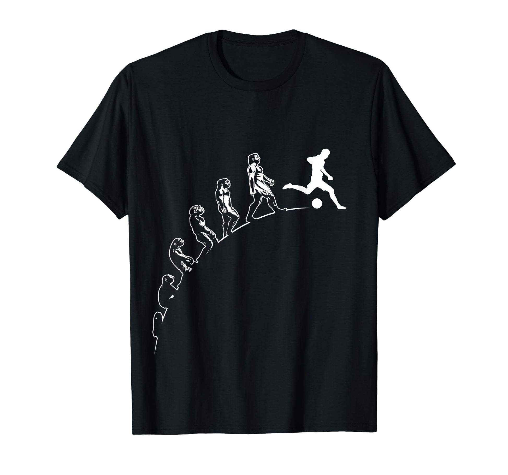 Soccer Funny Evolution Soccer T-Shirt - Novelty Apparel for Adults - T-Shirt, Sweatshirt, Hoodie