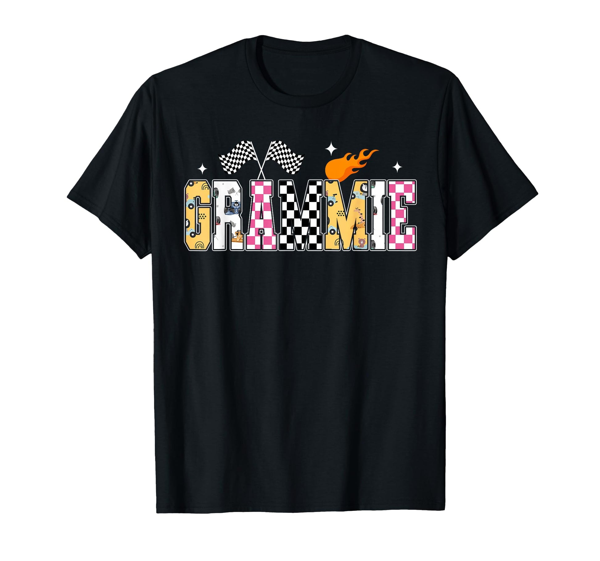Grammie Pit Crew Racing Car Birthday T-Shirt - Novelty Apparel Unisex - T-Shirt, Sweatshirt, Hoodie