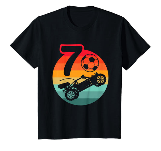 7Th Birthday I 7 Year Old I Gaming I Rc T-Shirt - Trendy Graphic Unisex - T-Shirt, Sweatshirt, Hoodie