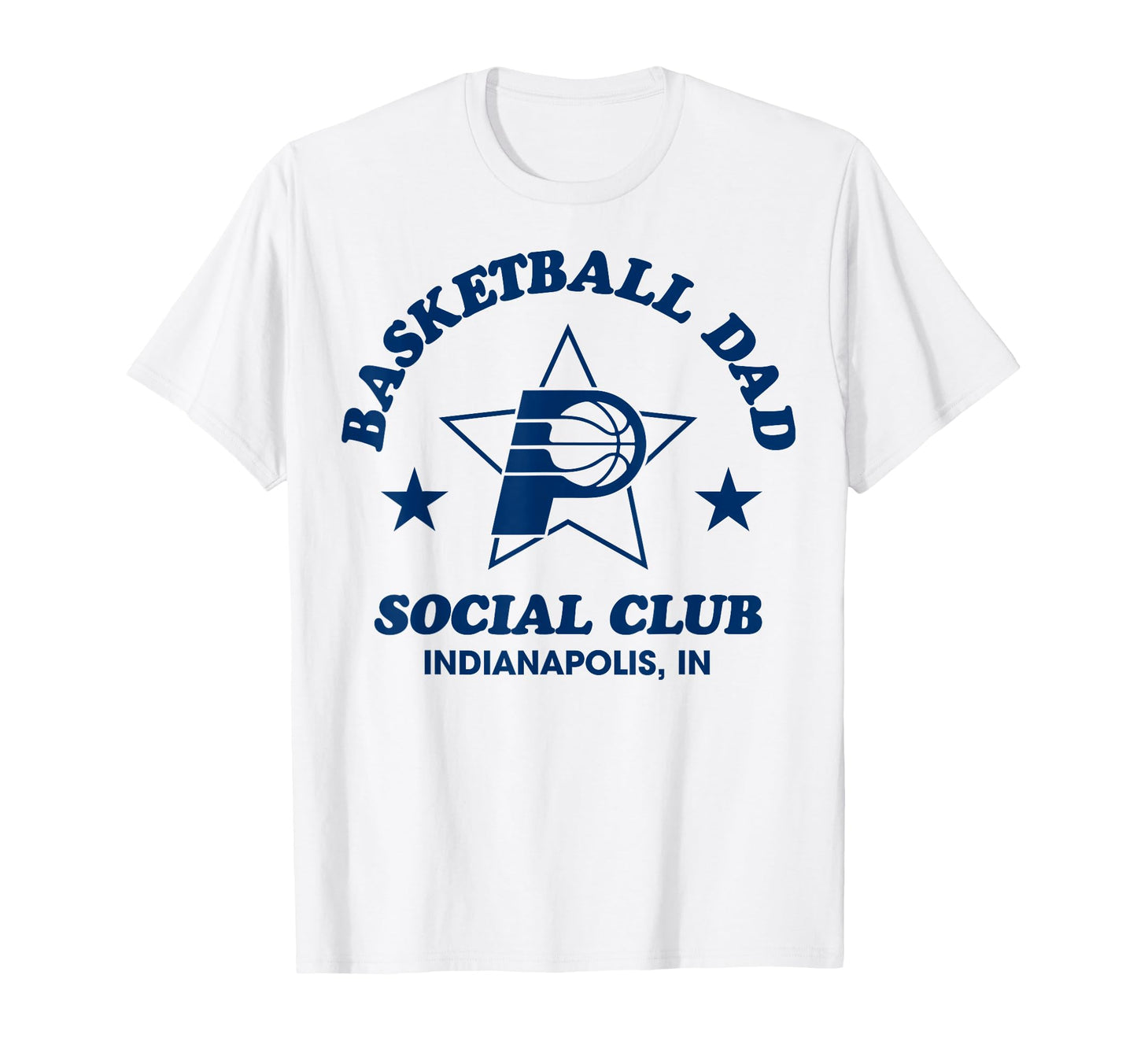 Nba Indiana Pacers Basketball Dad Social T-Shirt - Custom Art Print Unisex - T-Shirt, Sweatshirt, Hoodie