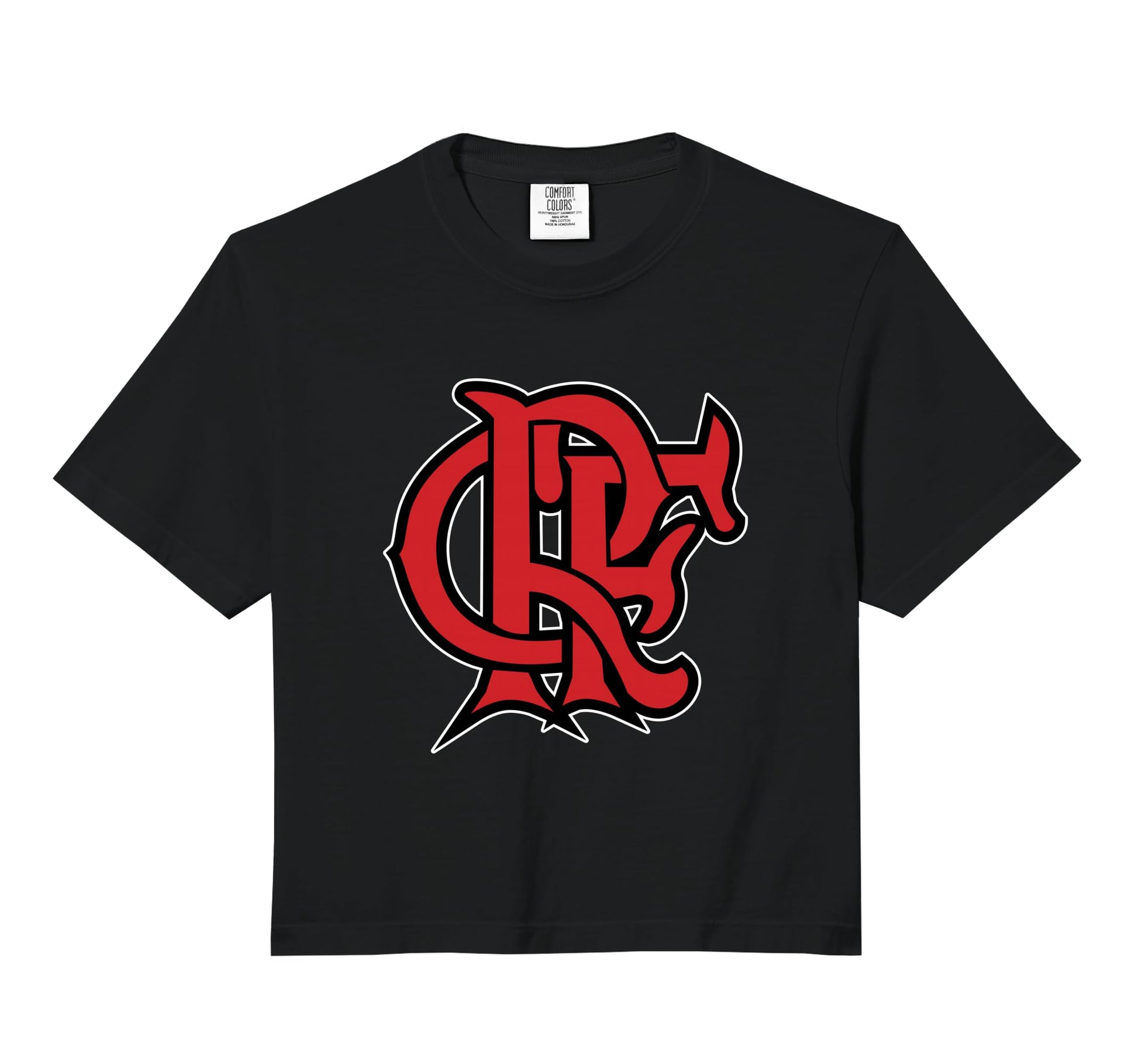 Flamengo Soccer Comfort Colors Crop Sweatshirt - Graphic Print Men Women - T-Shirt, Sweatshirt, Hoodie
