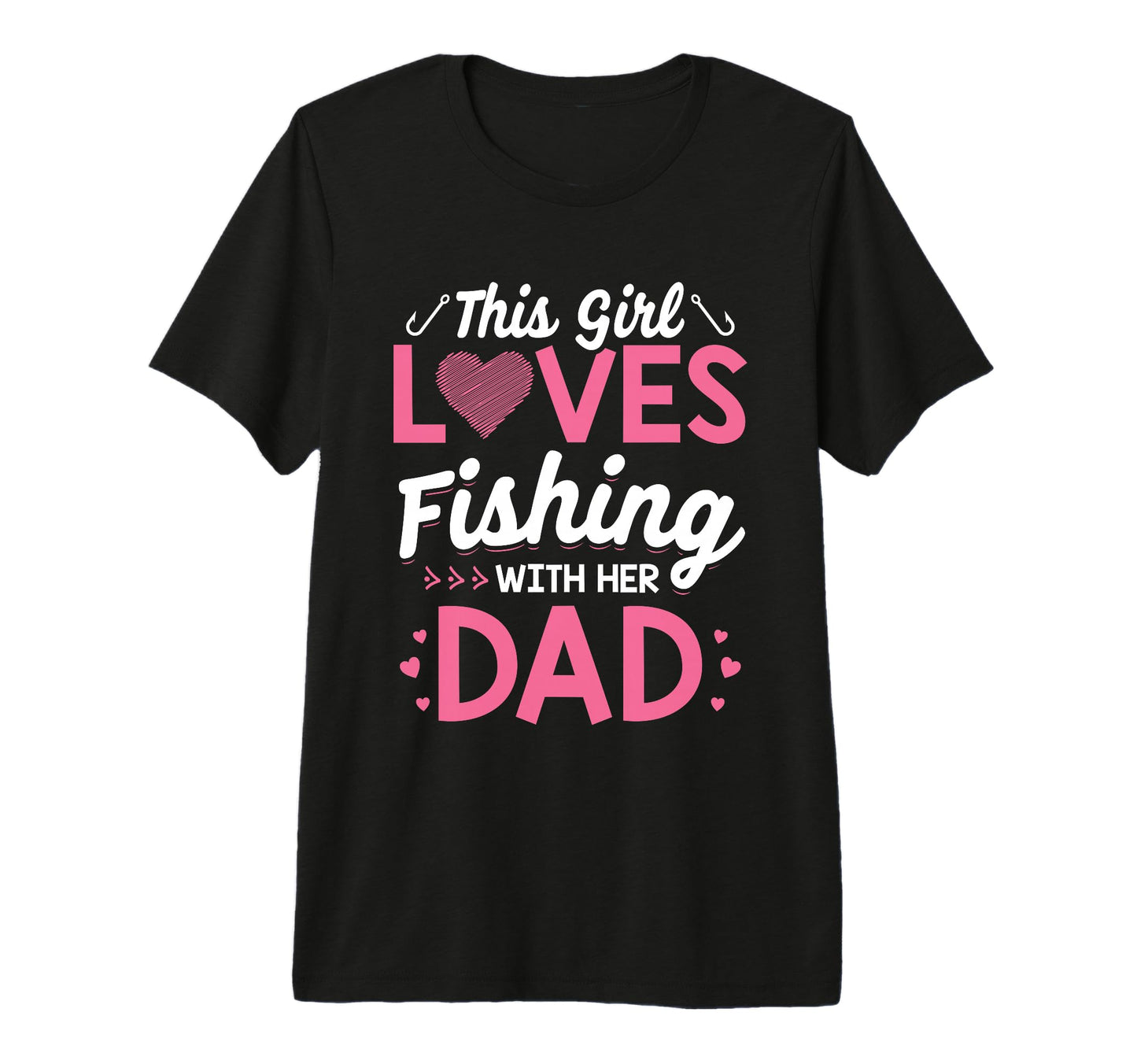 Daughter Fishing Dad Daughter Matching T-Shirt - Unique Graphic Unisex - T-Shirt, Sweatshirt, Hoodie
