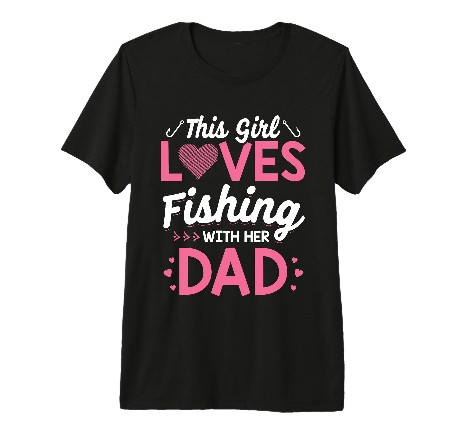 Daughter Fishing Dad Daughter Matching T-Shirt - Unique Graphic Unisex - T-Shirt, Sweatshirt, Hoodie