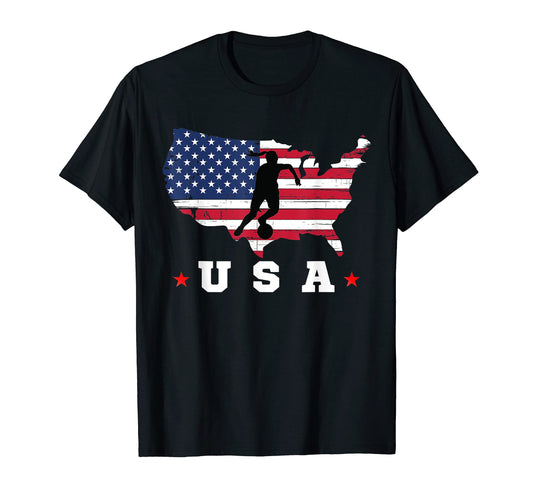 American Flag Usa Patriotic T-Shirt - Casual Everyday Wear Men Women - T-Shirt, Sweatshirt, Hoodie