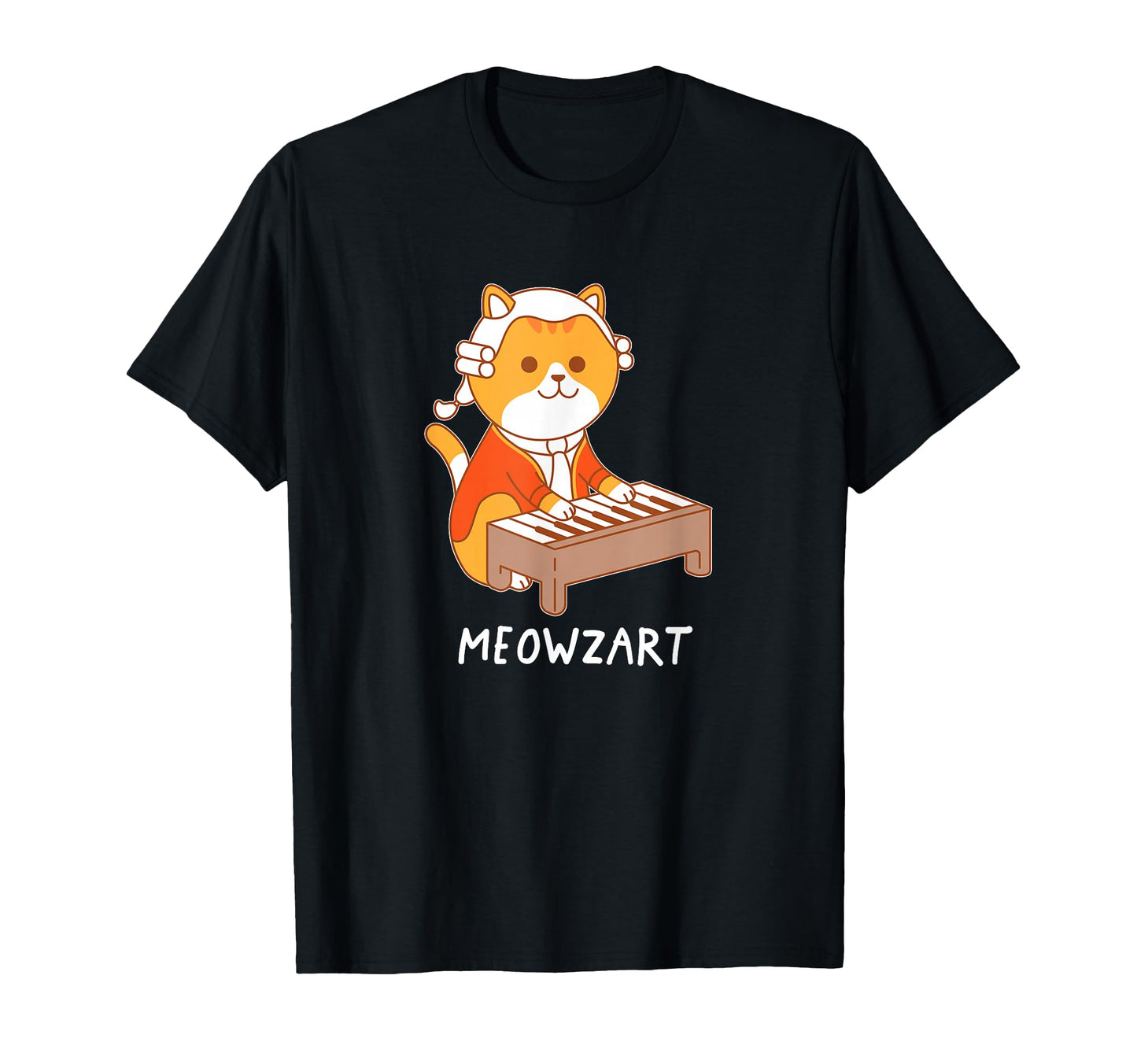 Meowzart Cat Pun Classical Music T-Shirt - Custom Art Print Men Women - T-Shirt, Sweatshirt, Hoodie