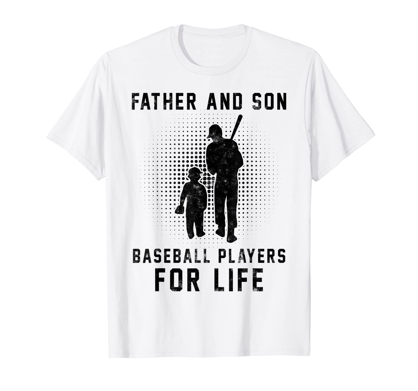 Dad And Son Baseball Players Life Fathers T-Shirt - Trendy Graphic Unisex - T-Shirt, Sweatshirt, Hoodie