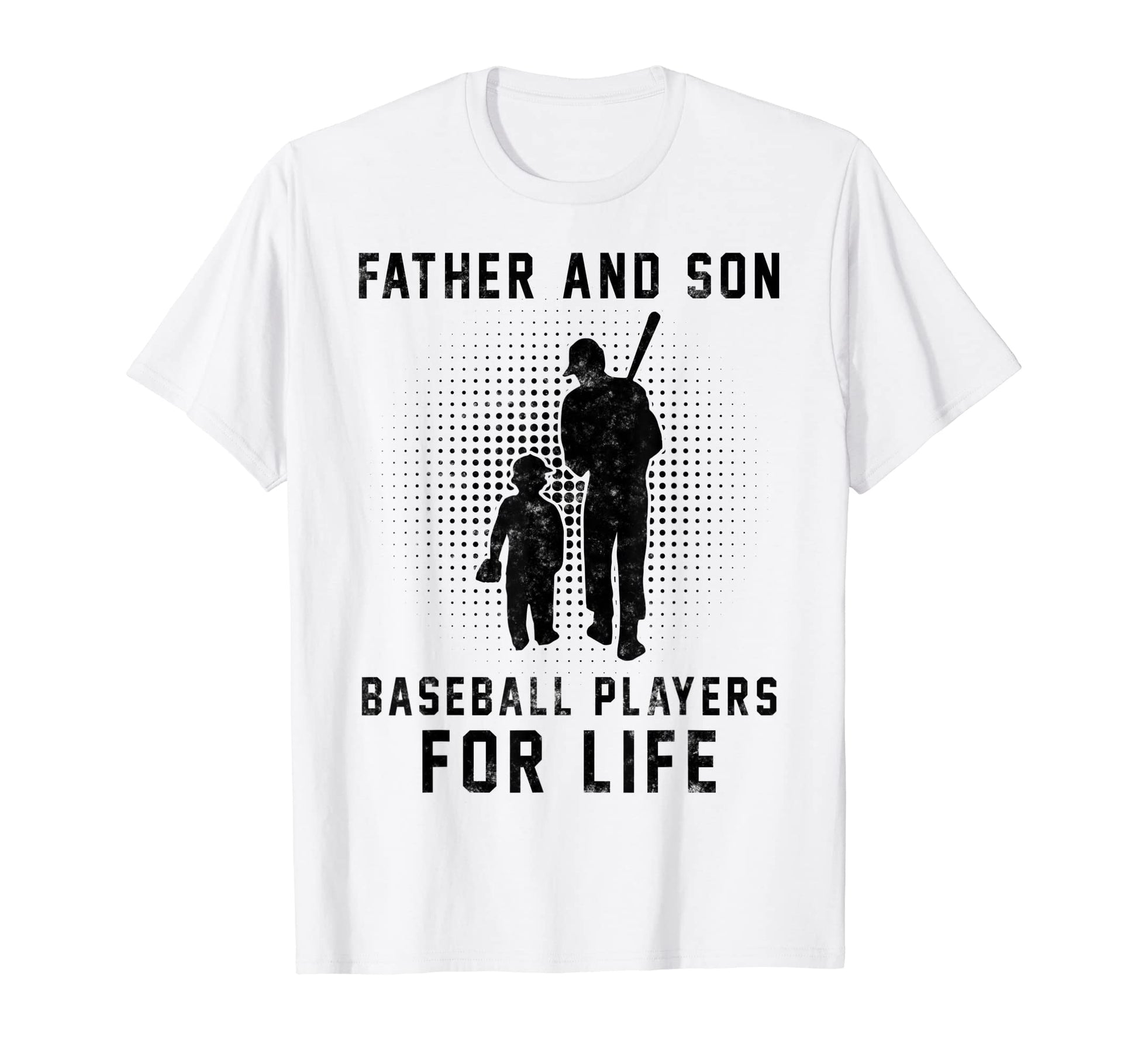 Dad And Son Baseball Players Life Fathers T-Shirt - Trendy Graphic Unisex - T-Shirt, Sweatshirt, Hoodie