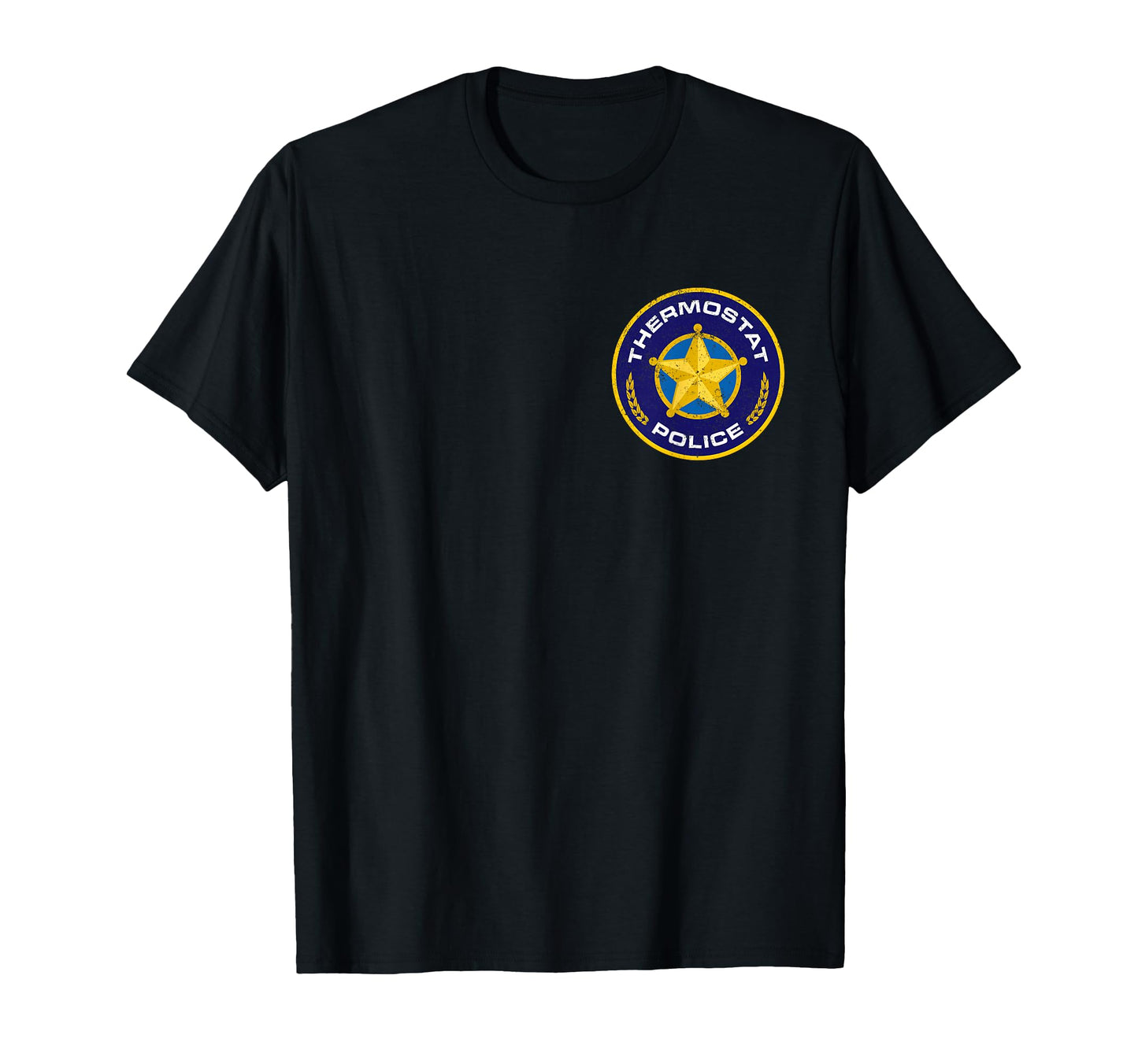 Funny Thermostat Police Fathers Day T-Shirt - Minimalist Print Unisex - T-Shirt, Sweatshirt, Hoodie