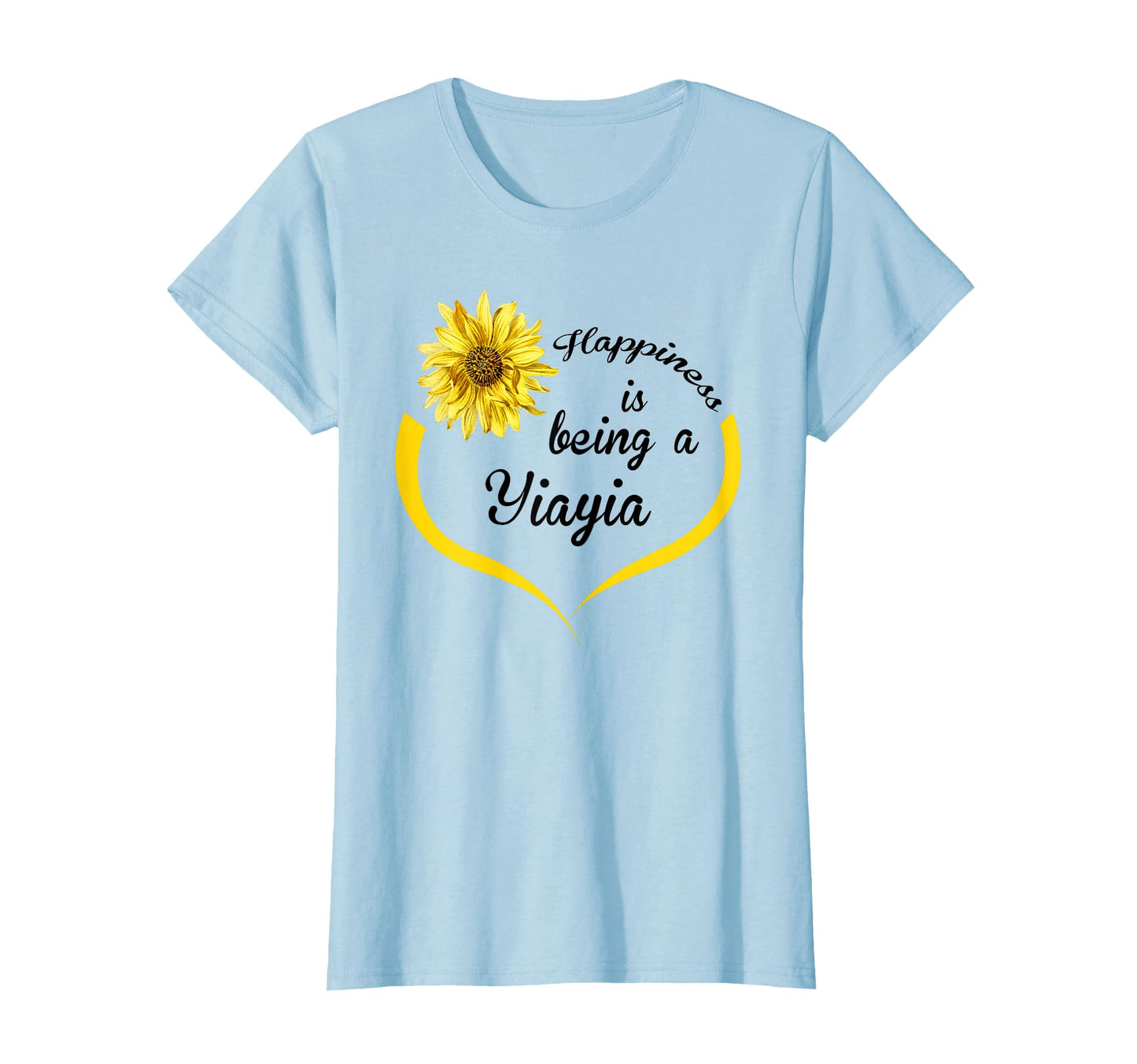 Yiayia Happiness Is Being Yiayia T-Shirt - Novelty Apparel Men Women - T-Shirt, Sweatshirt, Hoodie