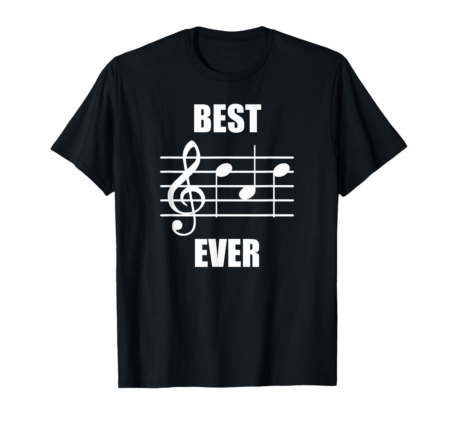 Best Dad Ever Treble Clef Musician Funny T-Shirt - Streetwear Style Unisex - T-Shirt, Sweatshirt, Hoodie